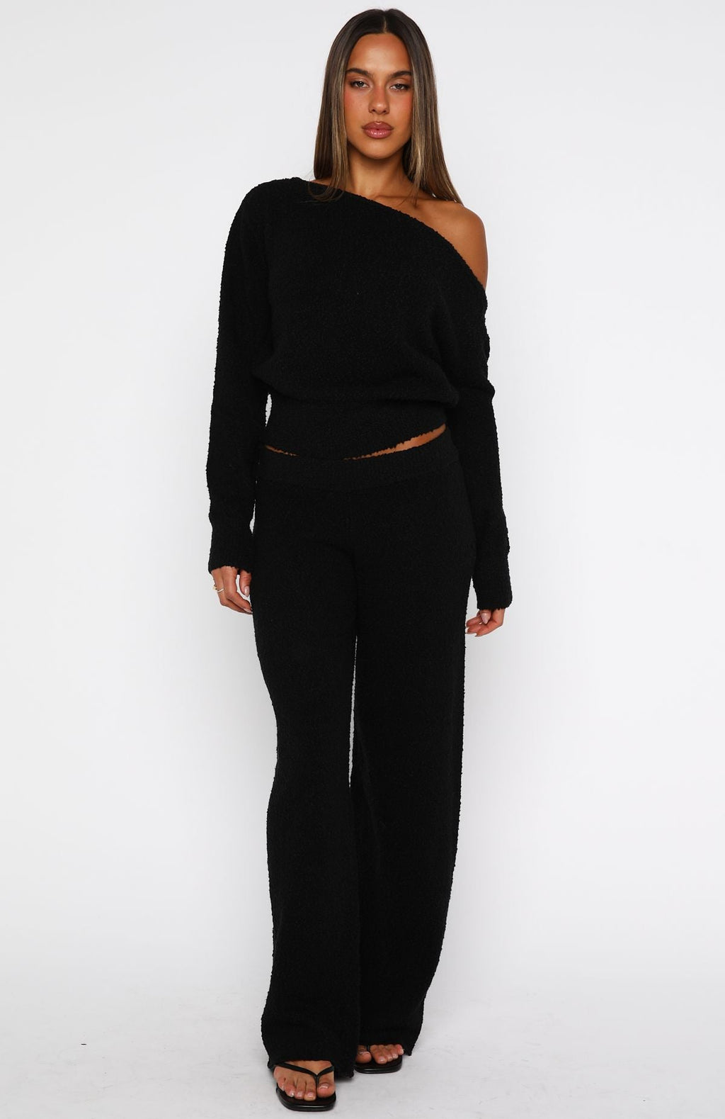 Please Be Mine Knit Sweater BlackL/XL