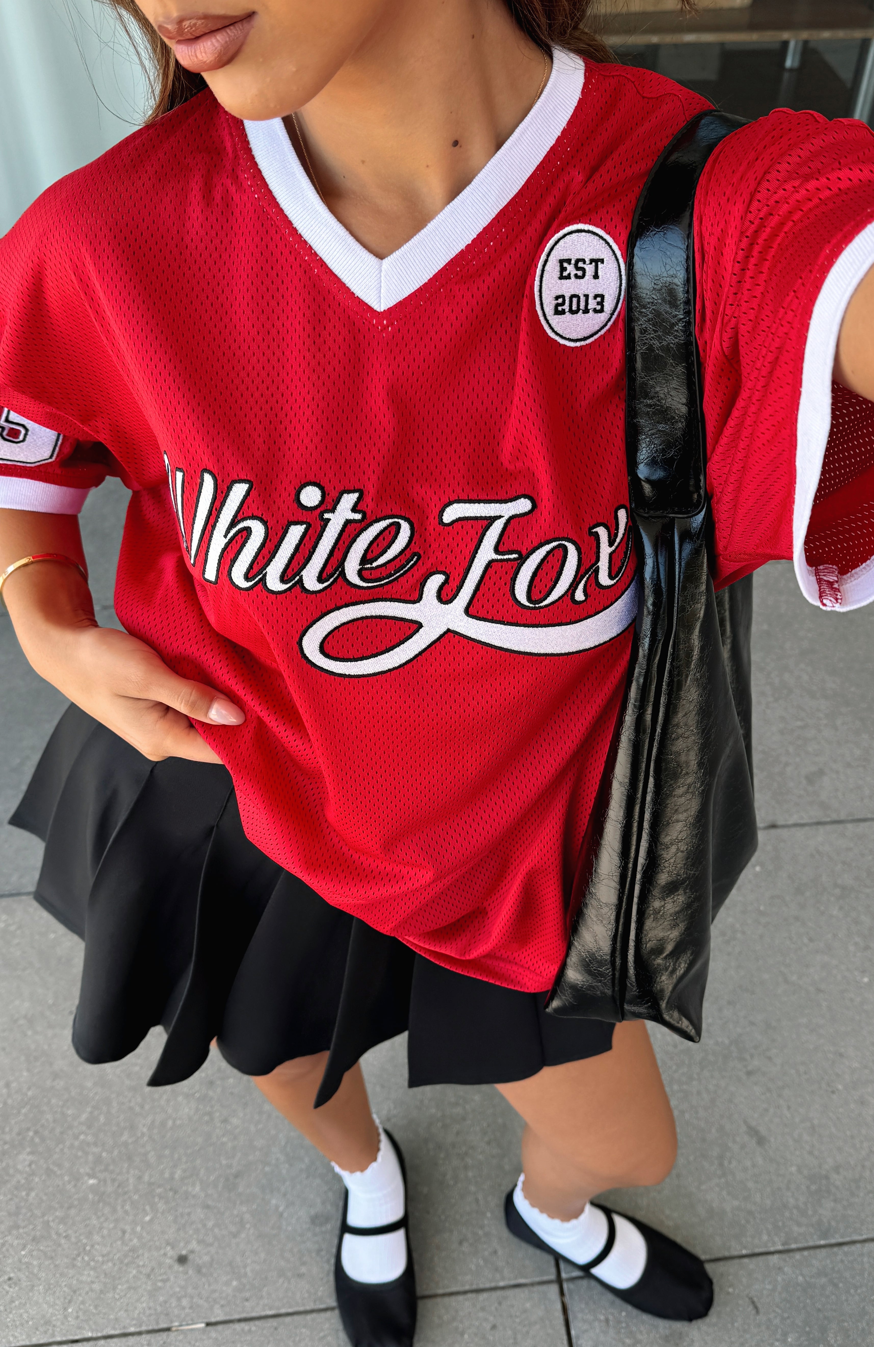 Hit A Home Run Oversized Jersey RedL/XL
