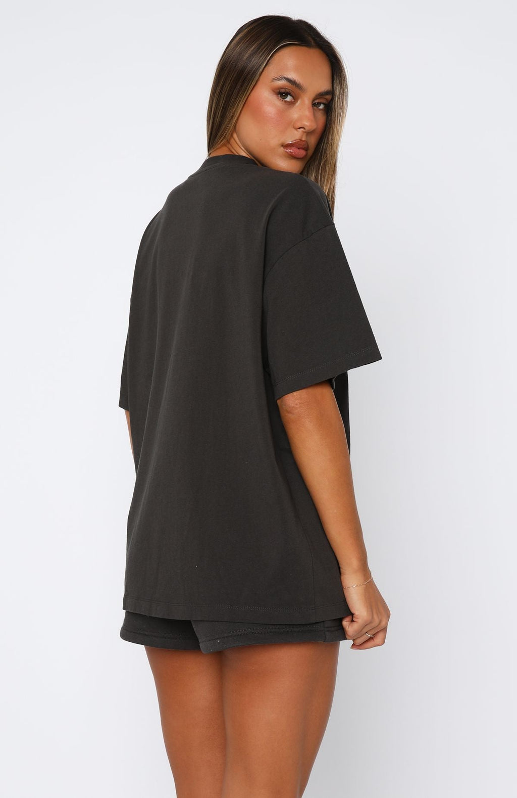 From The Archives Lexi Oversized Tee CharcoalS/M
