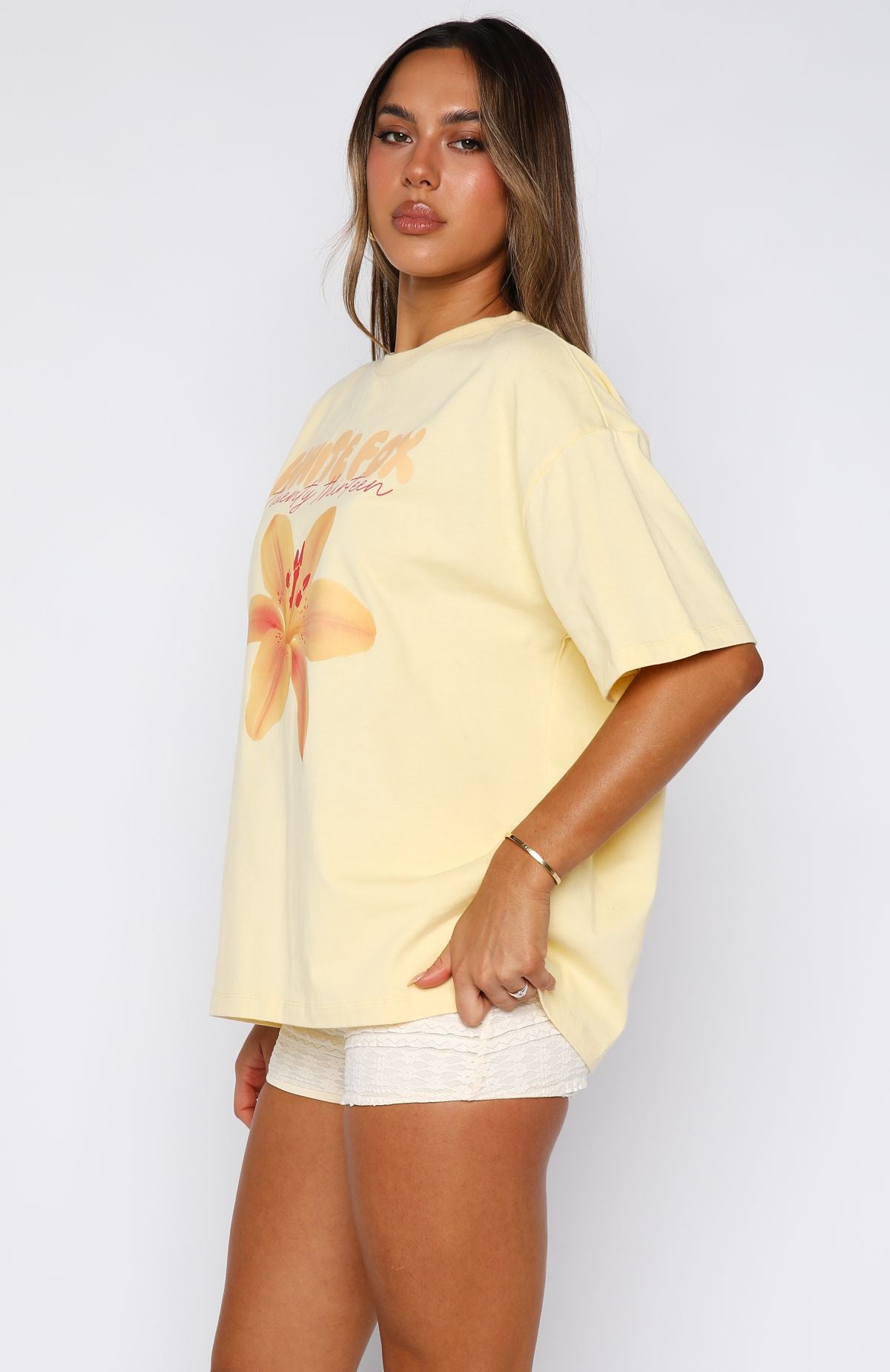 Got That Glow Oversized Tee LemonXS/S