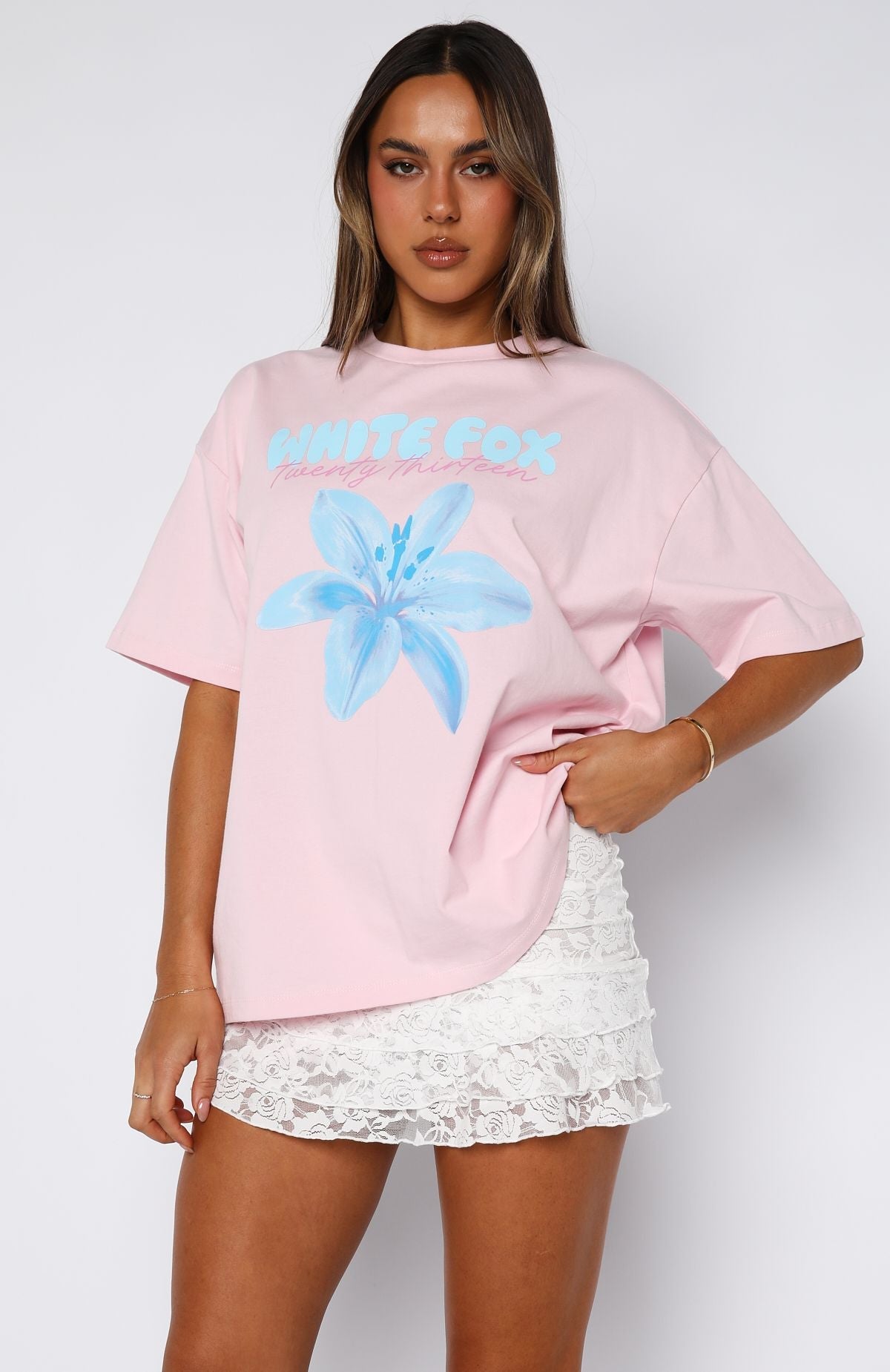 Got That Glow Oversized Tee PinkL/XL
