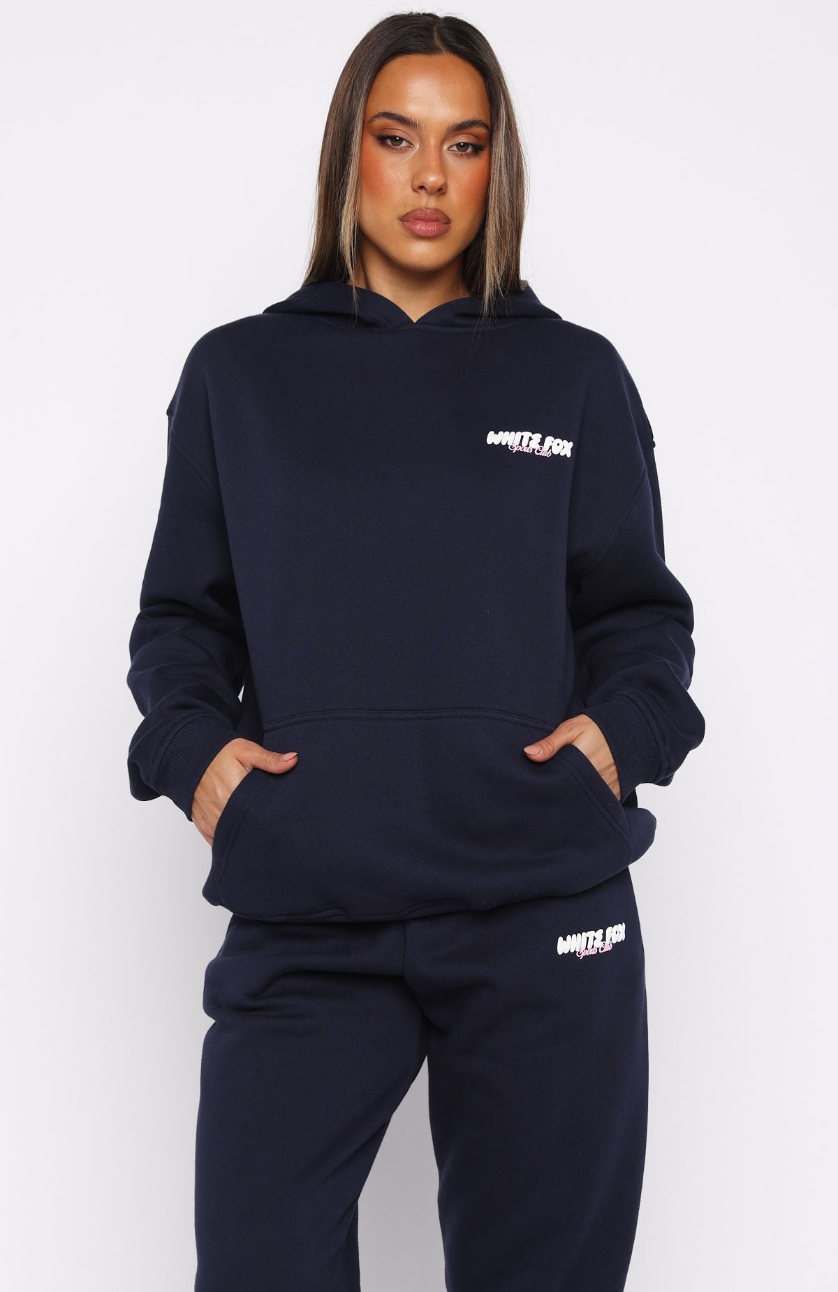 Club 14 Trinity Oversized Hoodie NavyXS/S