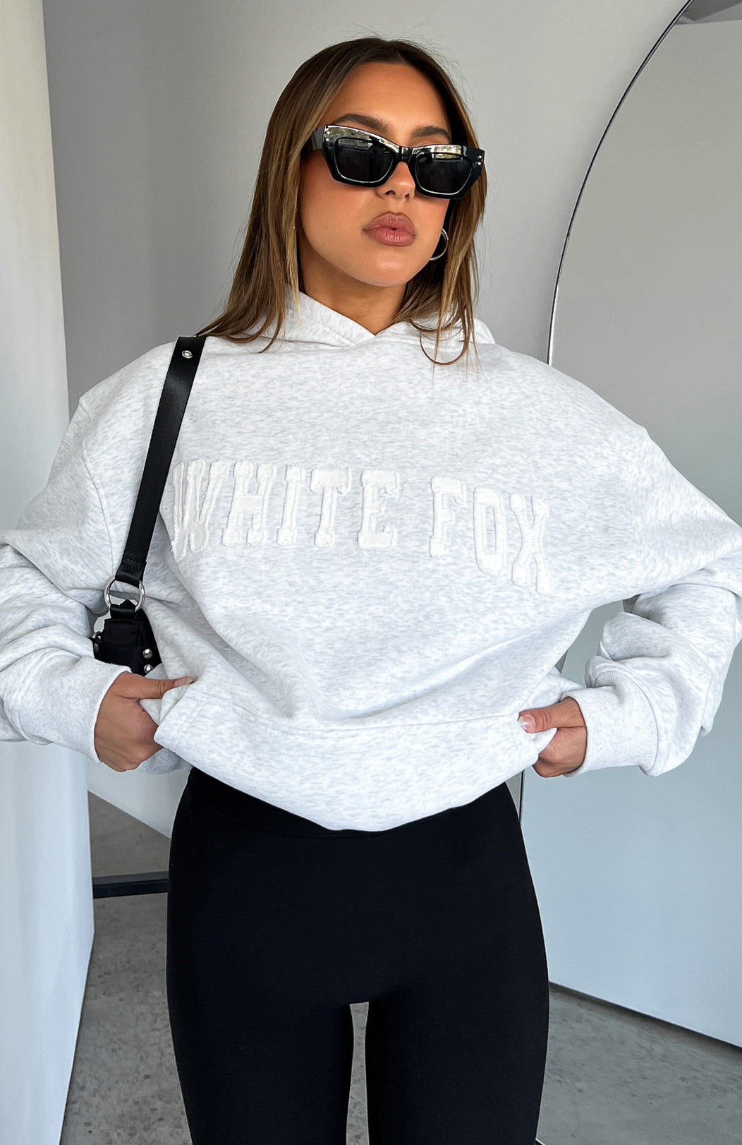 Shout It Out Oversized Hoodie Grey MarleL/XL