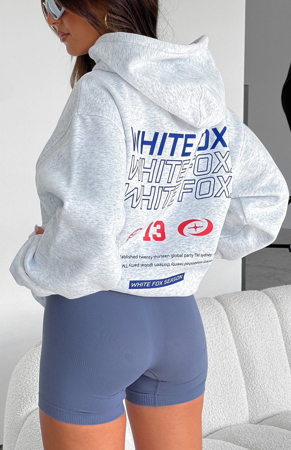 In Transit Oversized Hoodie Grey MarleXXS/XS