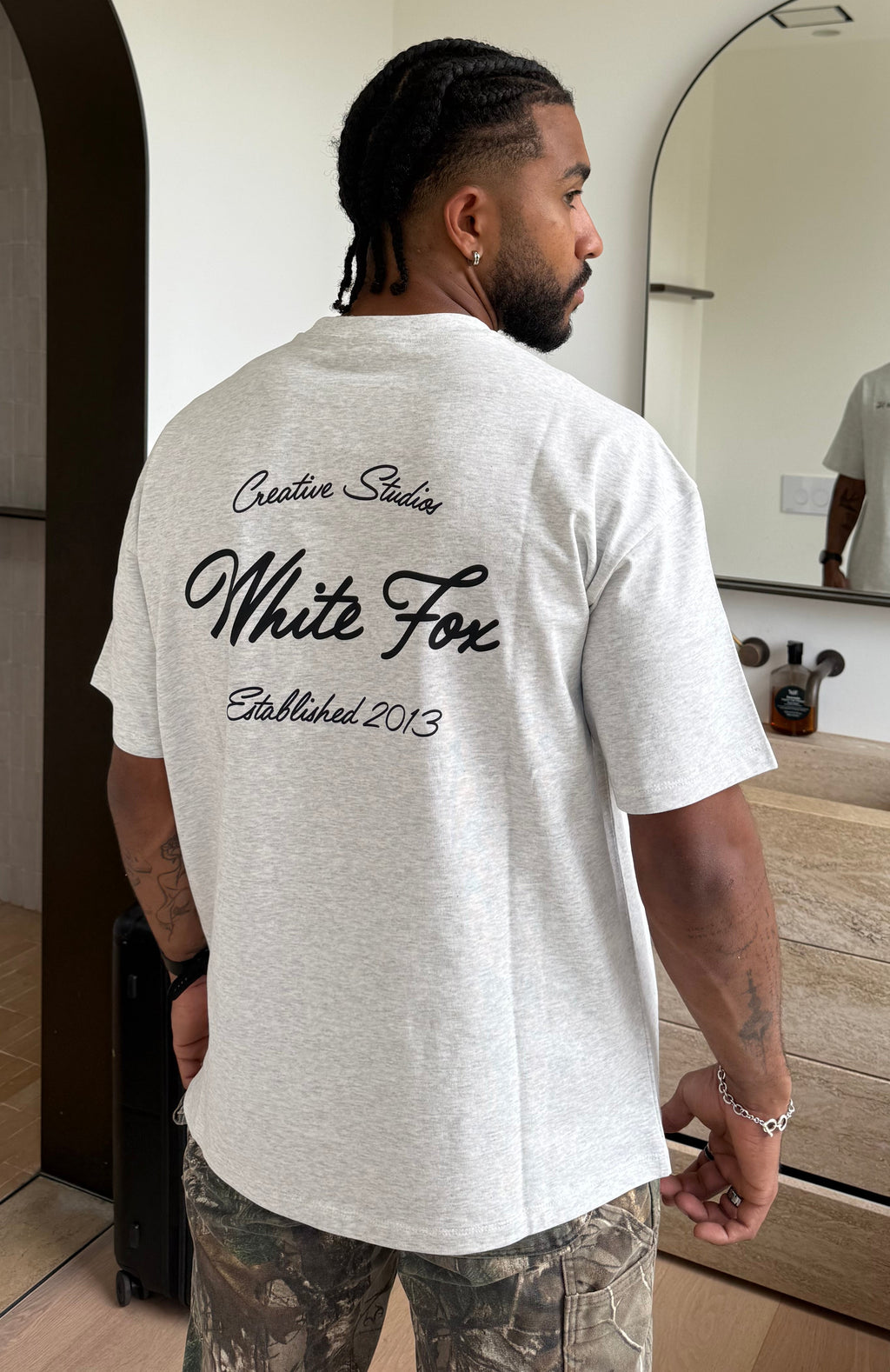 Creative Studios Oversized Tee Grey MarleXS/S