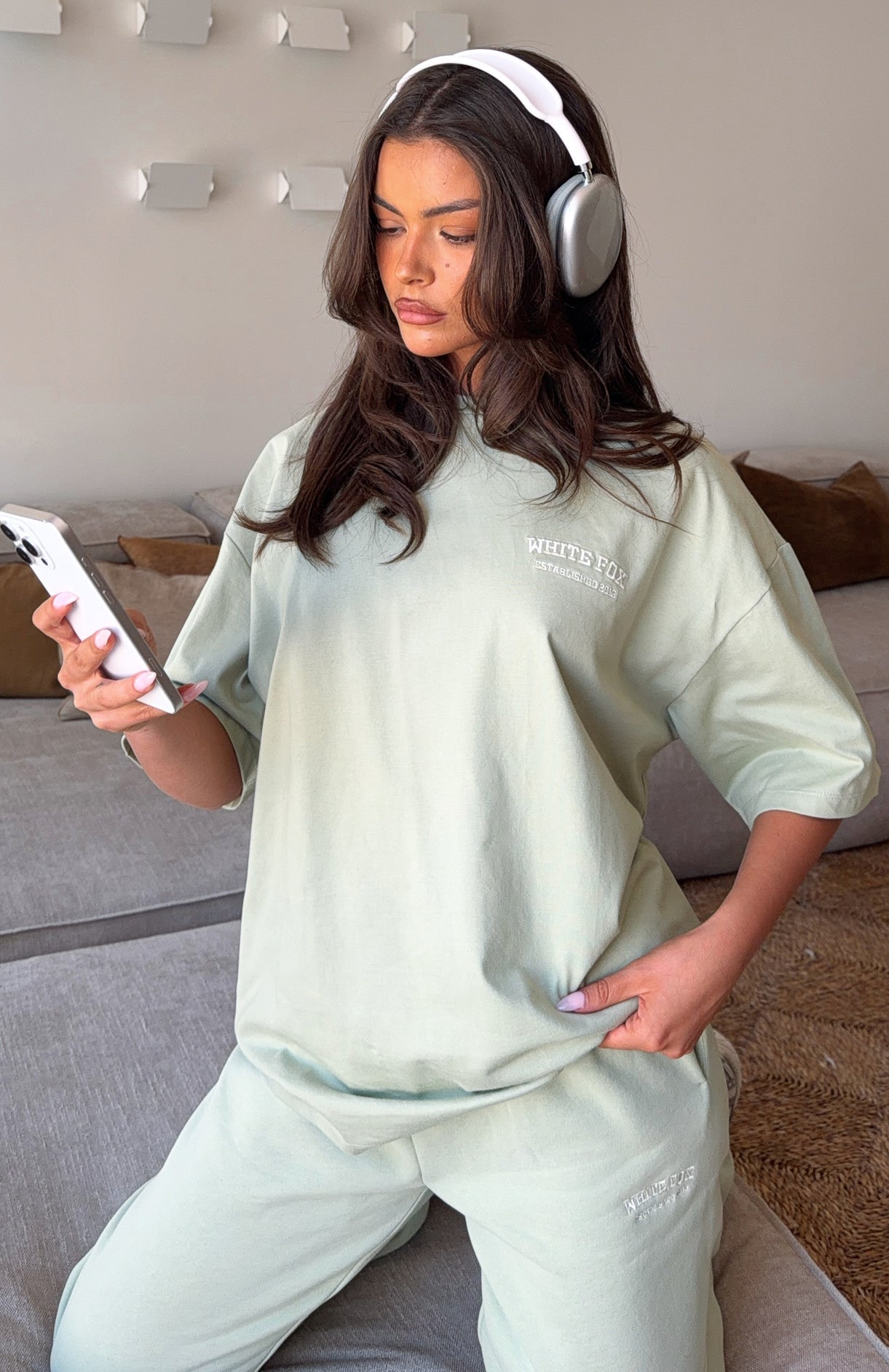 Can't Miss It Oversized Tee SageXXS/XS