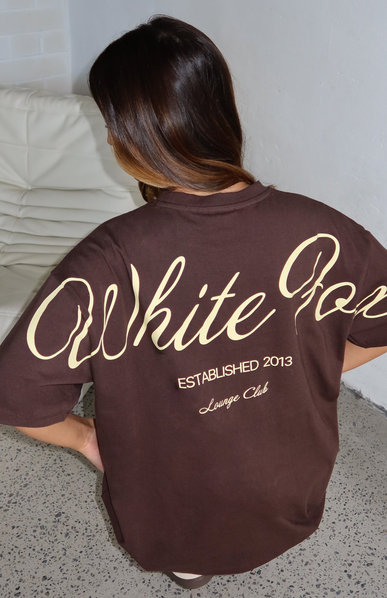 Slow Burner Oversized Tee ChocolateXXS/XS