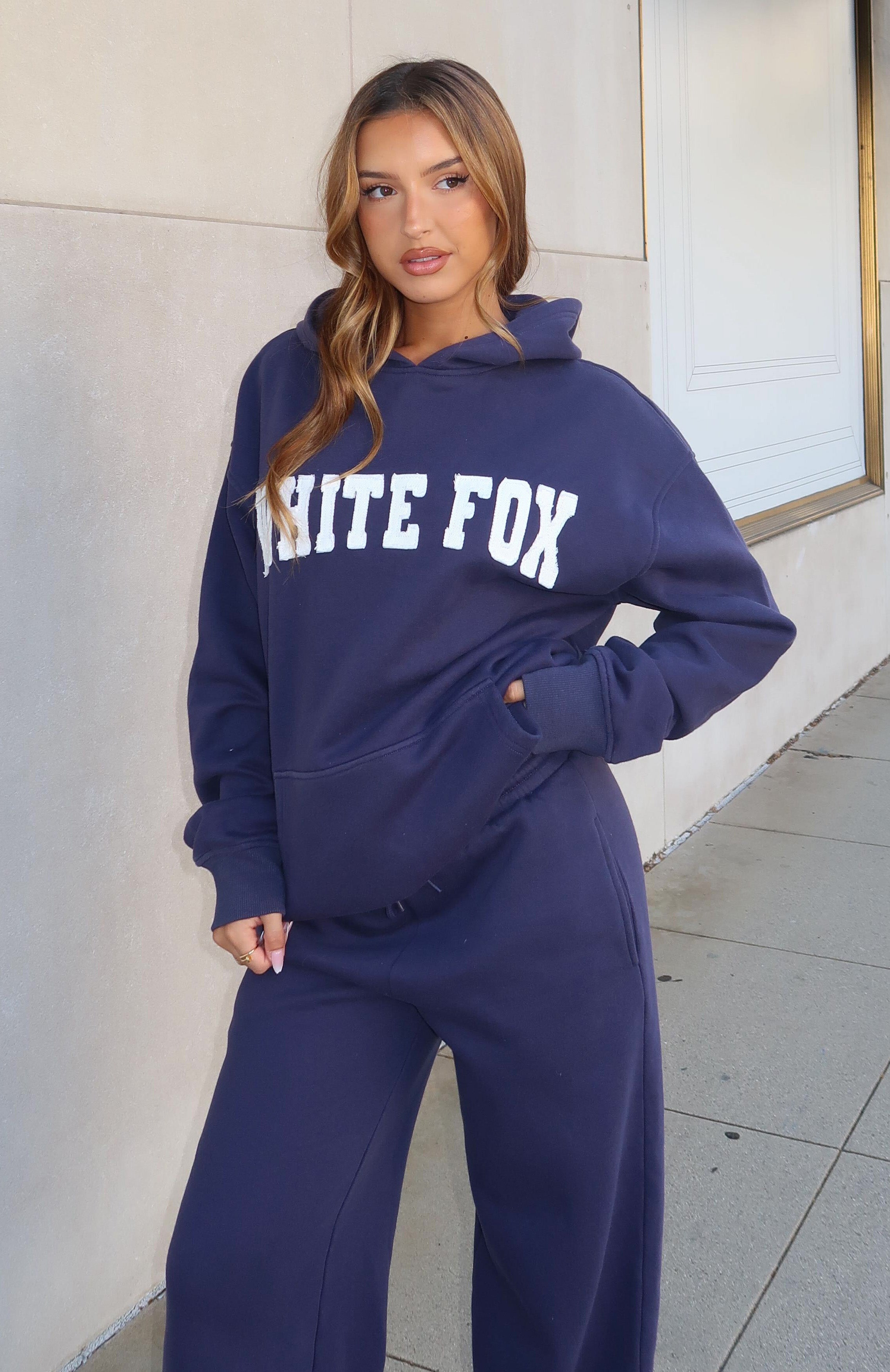 Shout It Out Oversized Hoodie NavyL/XL