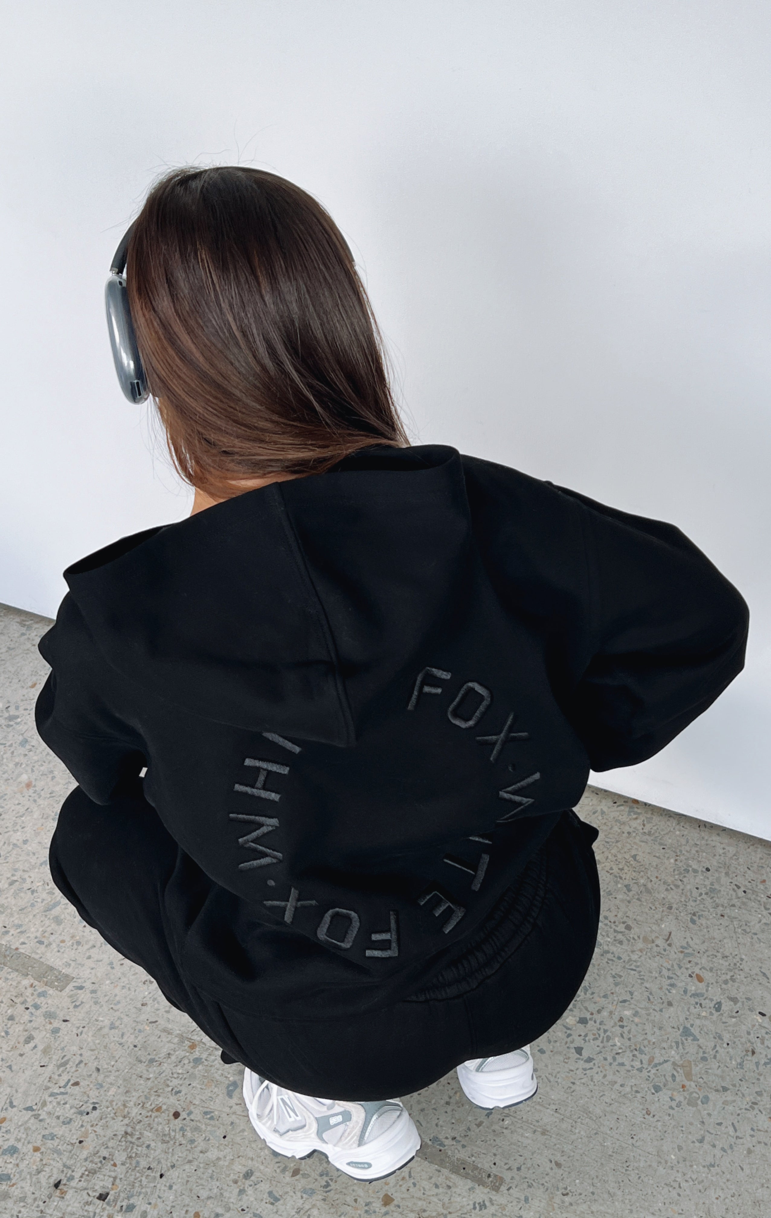 Stay Lifted Oversized Hoodie BlackXXS/XS