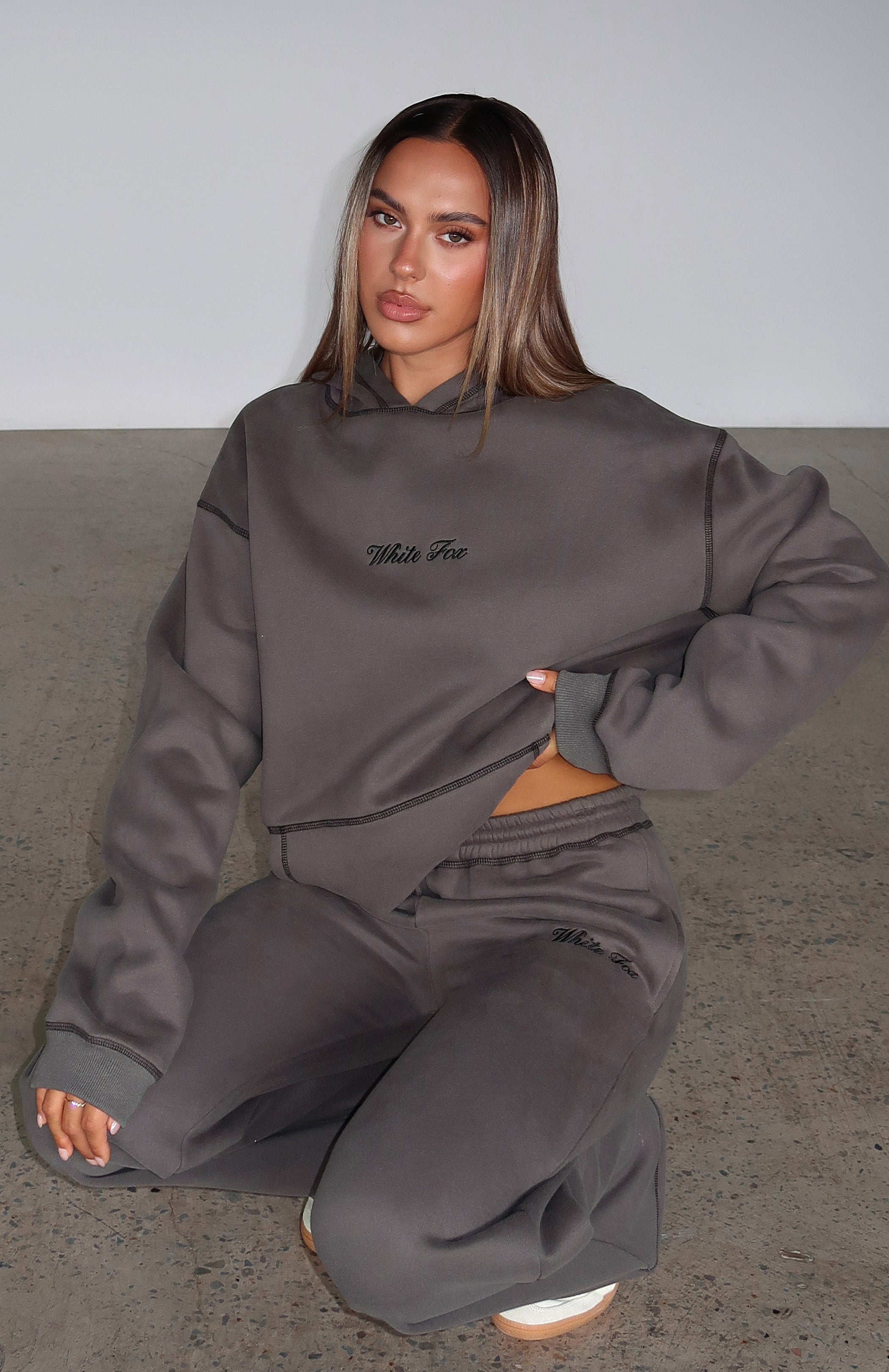 Instant Attraction Oversized Hoodie CharcoalL/XL