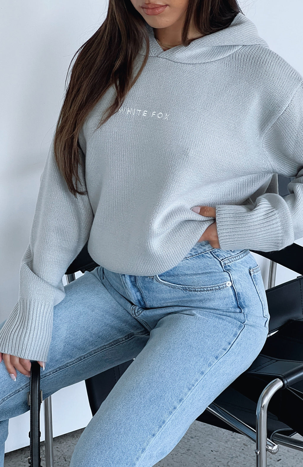 It's Cool Knit Hoodie Light GreyXXS/XS