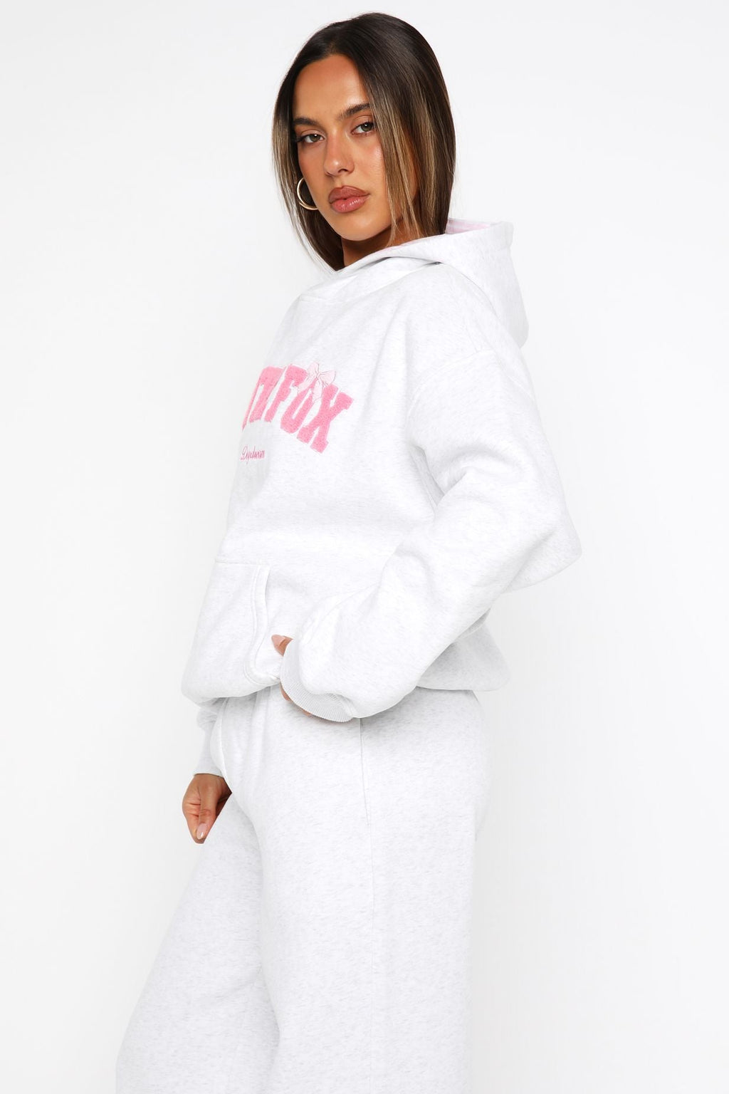 Daydreamers Madeline Oversized Hoodie Grey MarleXS/S
