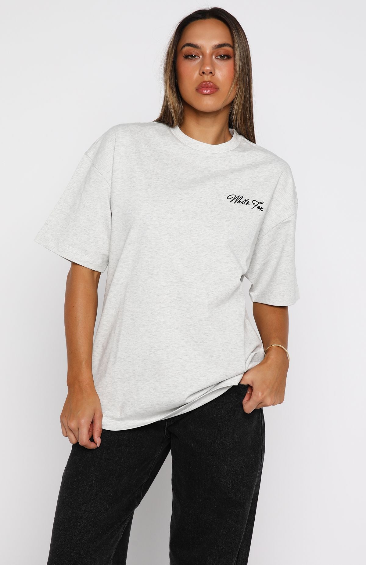 Creative Studios Oversized Tee Grey MarleS/M