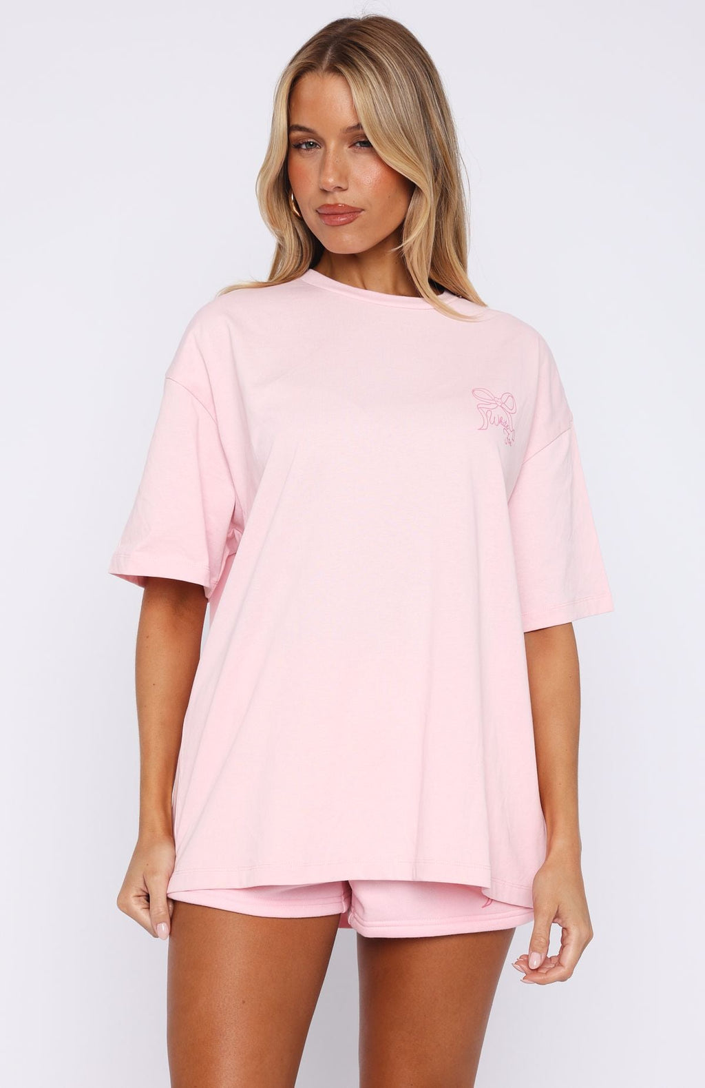 Love You Forever Oversized Tee PinkL/XL