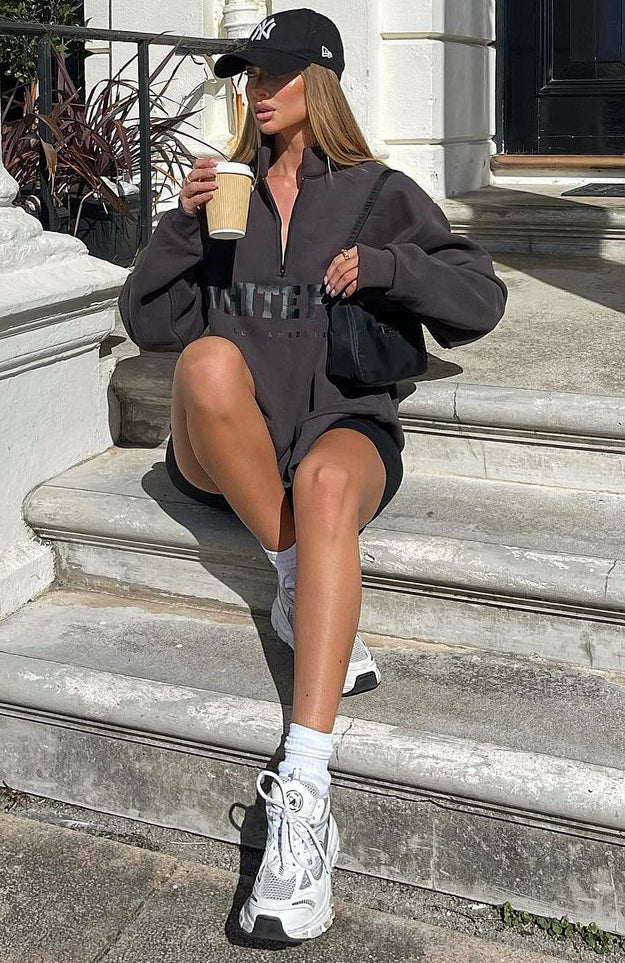 High Standard Zip Front Sweater ShadowXL/XXL
