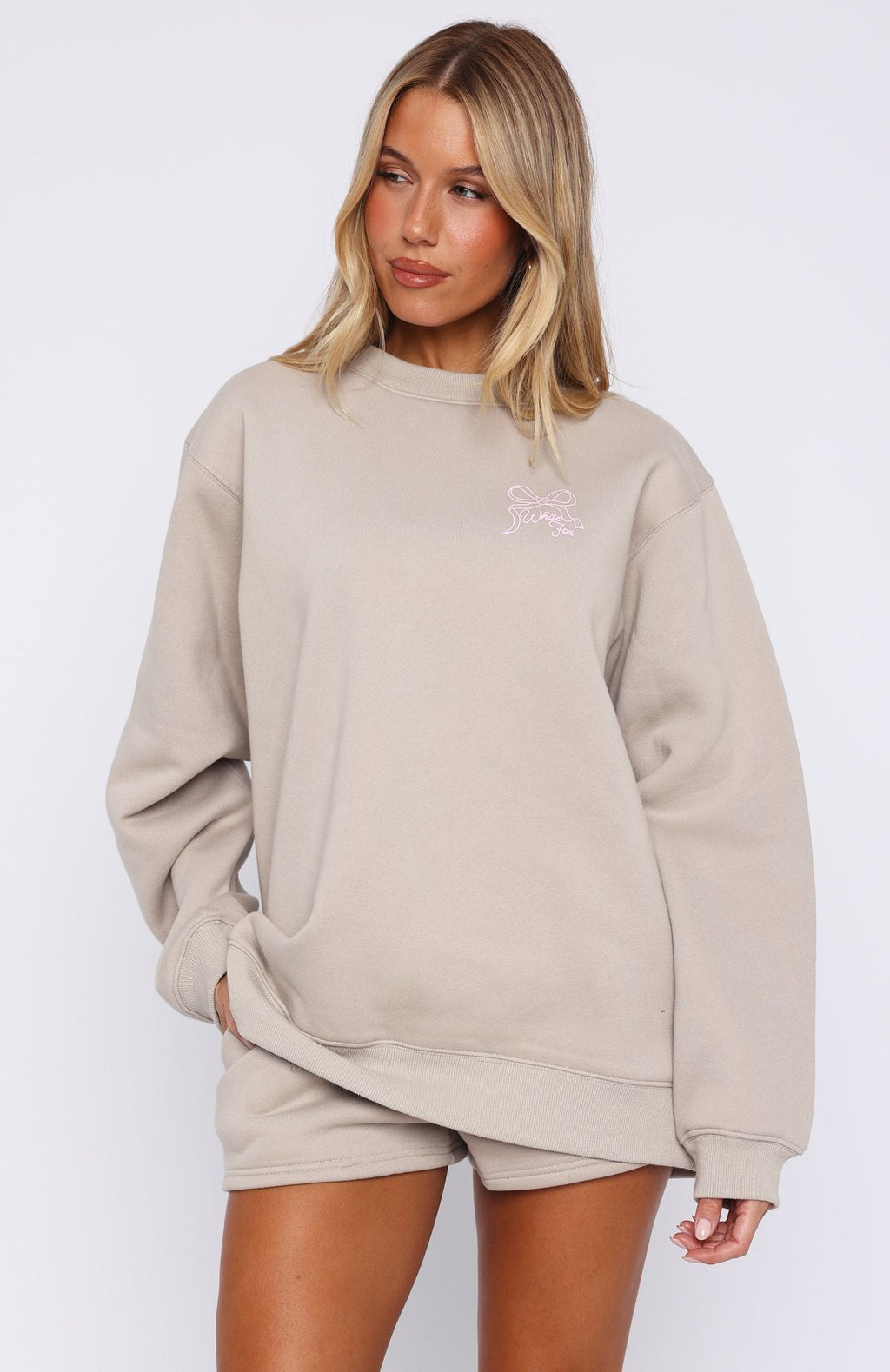 Love You Forever Oversized Sweater MoonXS/S