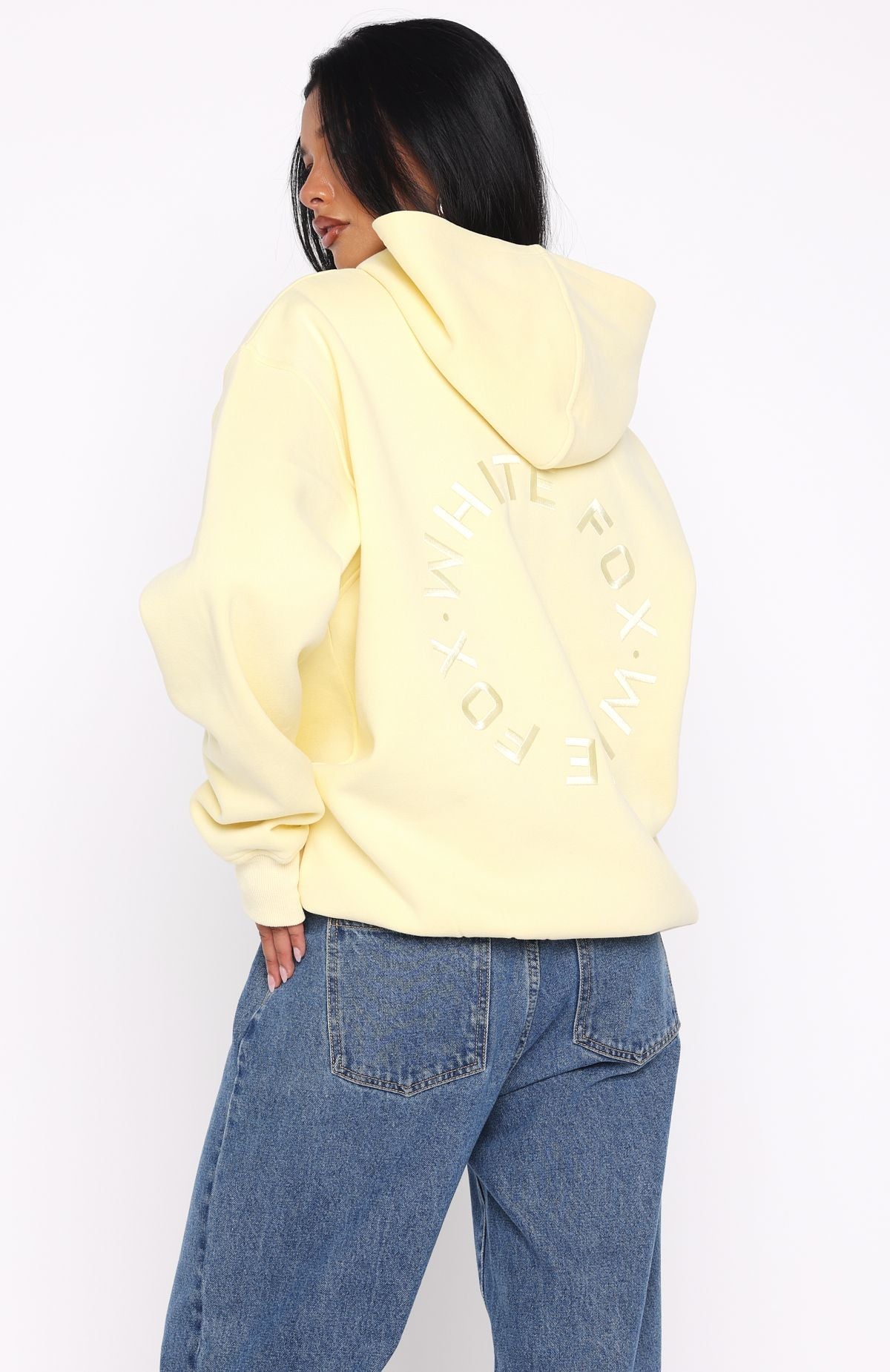 Stay Lifted Oversized Hoodie LemonM/L
