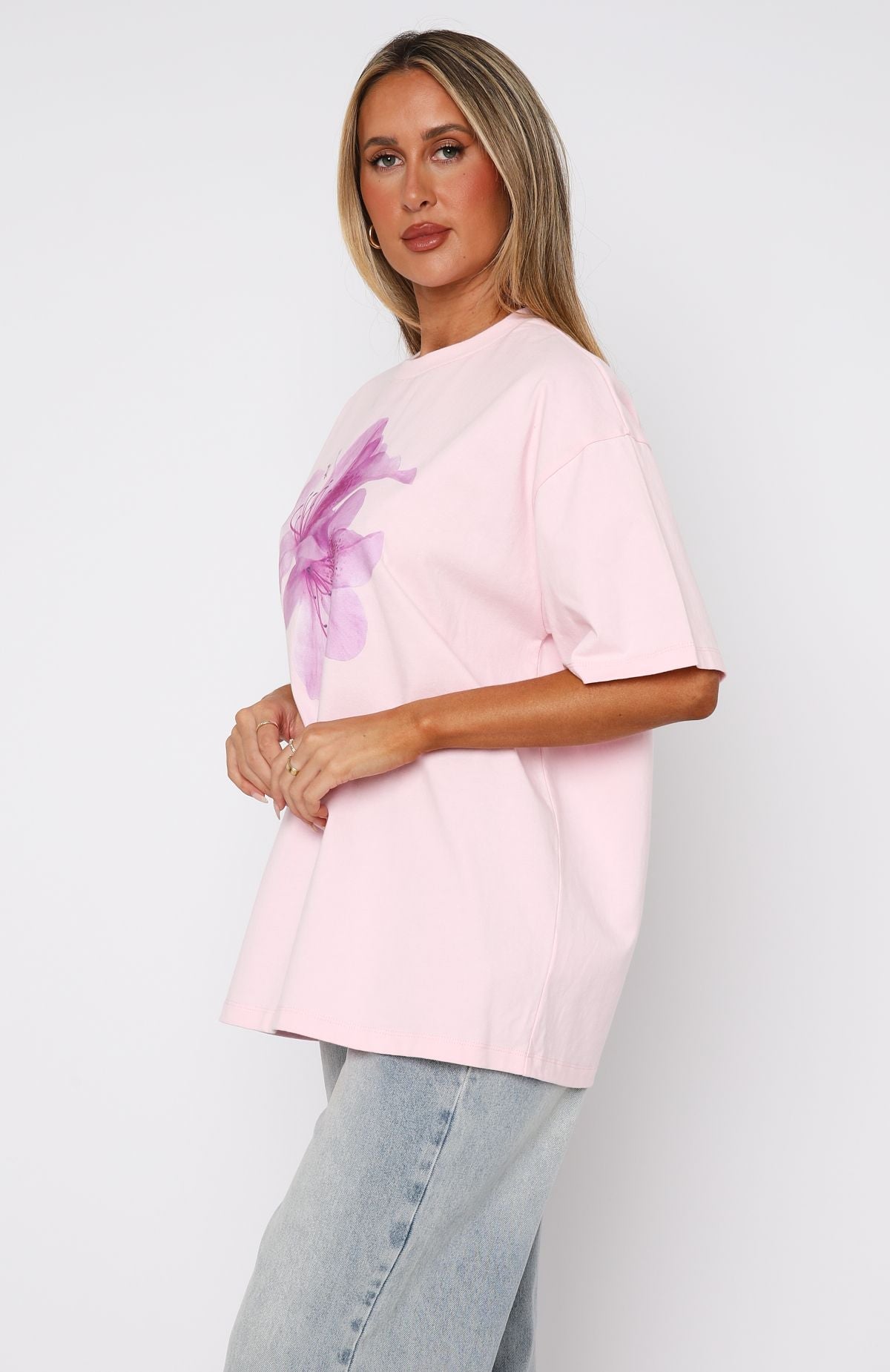 Power Of Possibility Oversized Tee Baby PinkS/M