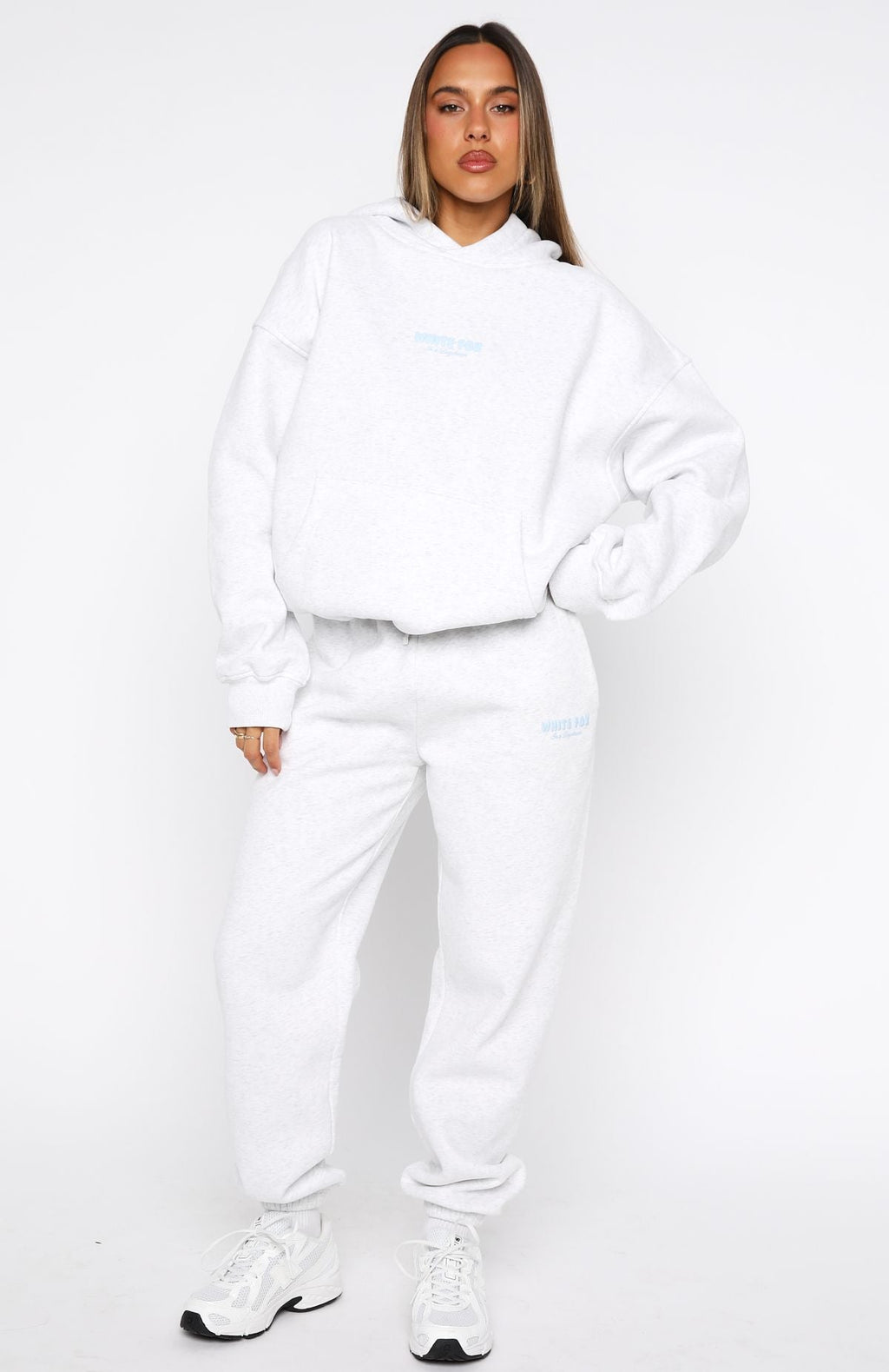 Daydreamers Nadia Oversized Hoodie Grey MarleM/L