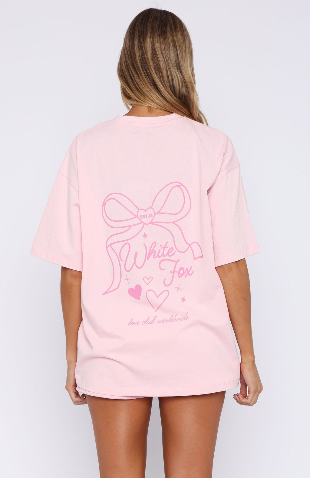Love You Forever Oversized Tee PinkS/M