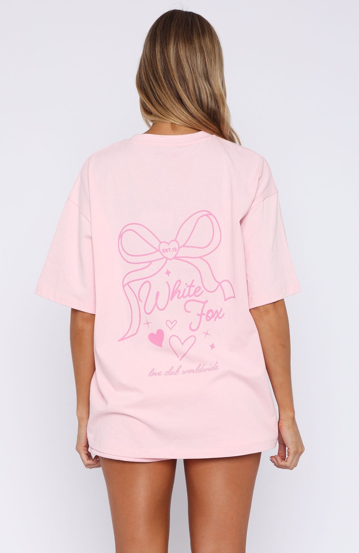 Love You Forever Oversized Tee PinkS/M