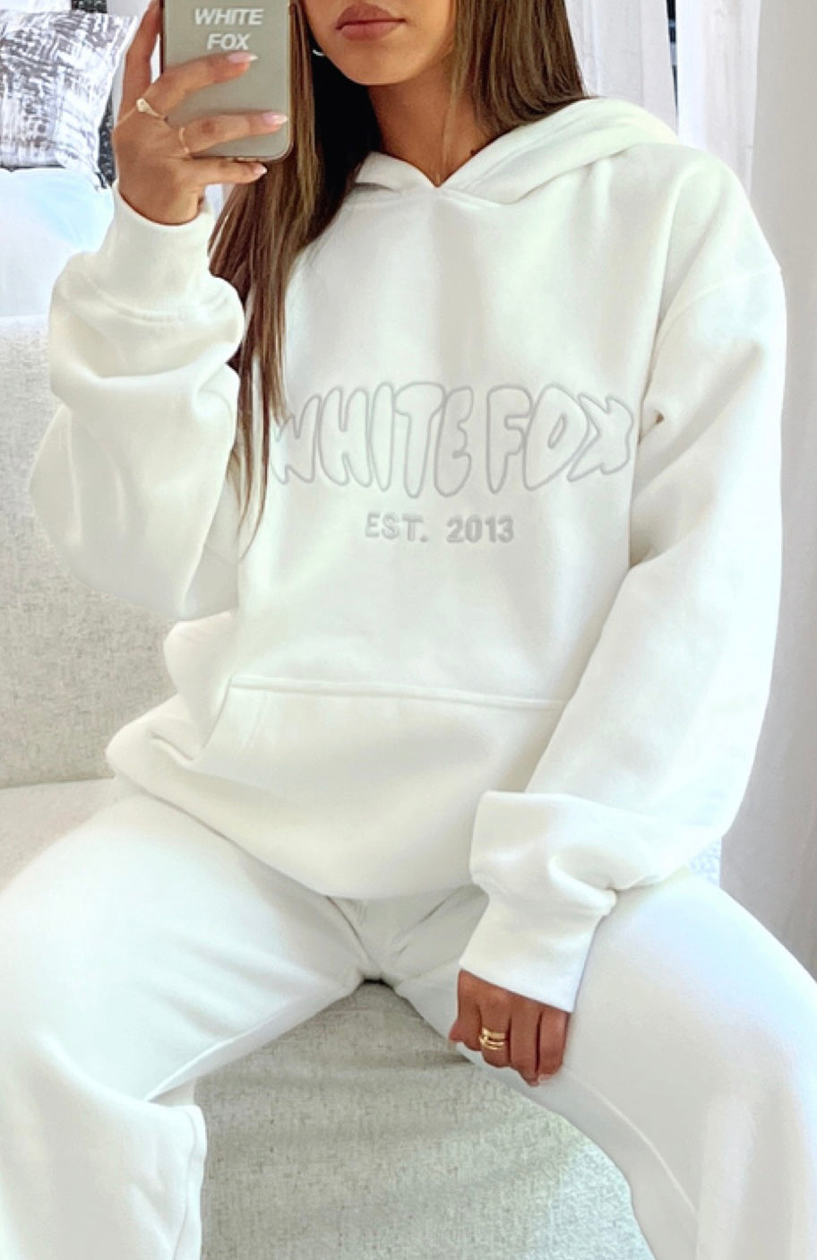 Missed Flights Oversized Hoodie WhiteL/XL