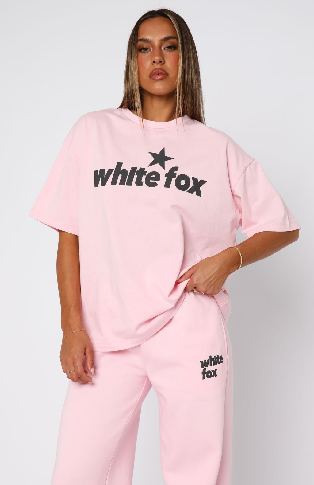 From The Archives Charli Oversized Tee PinkXXS/XS