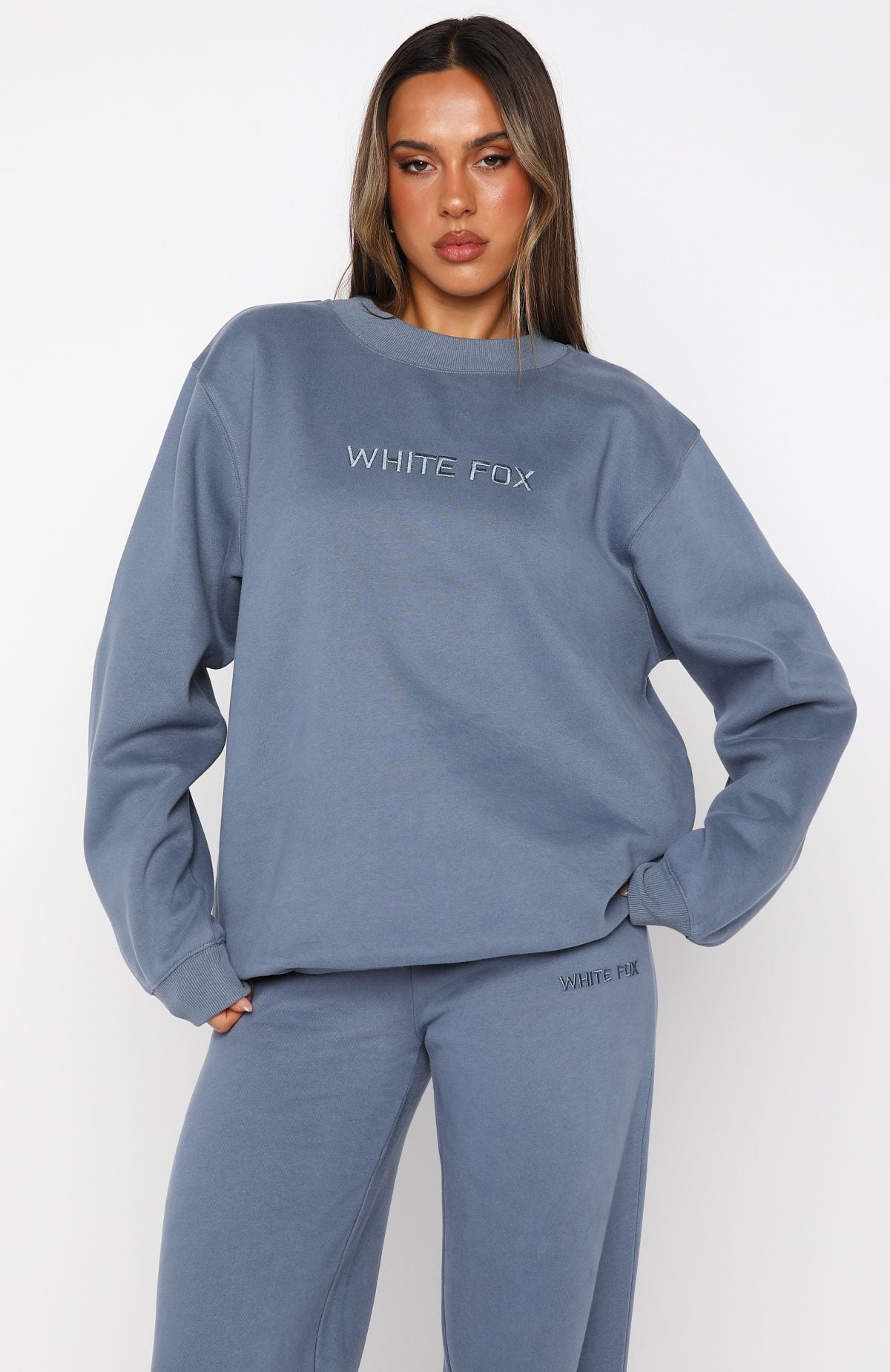 Stay Lifted Oversized Sweater OceanXS/S