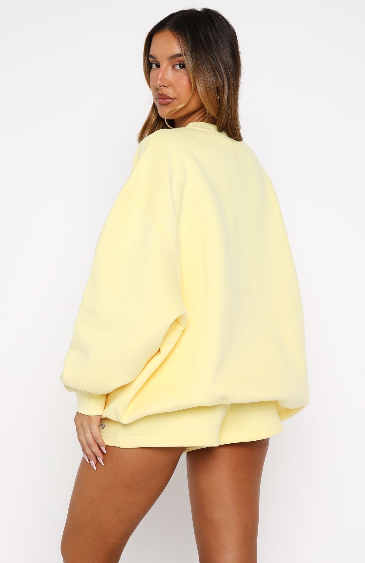 Test Drive Oversized Sweater LemonS/M