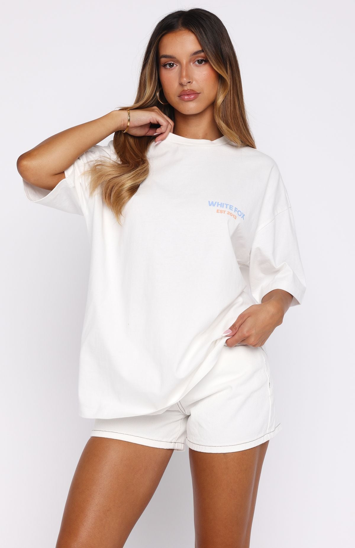 Care For You Oversized Tee WhiteXS/S