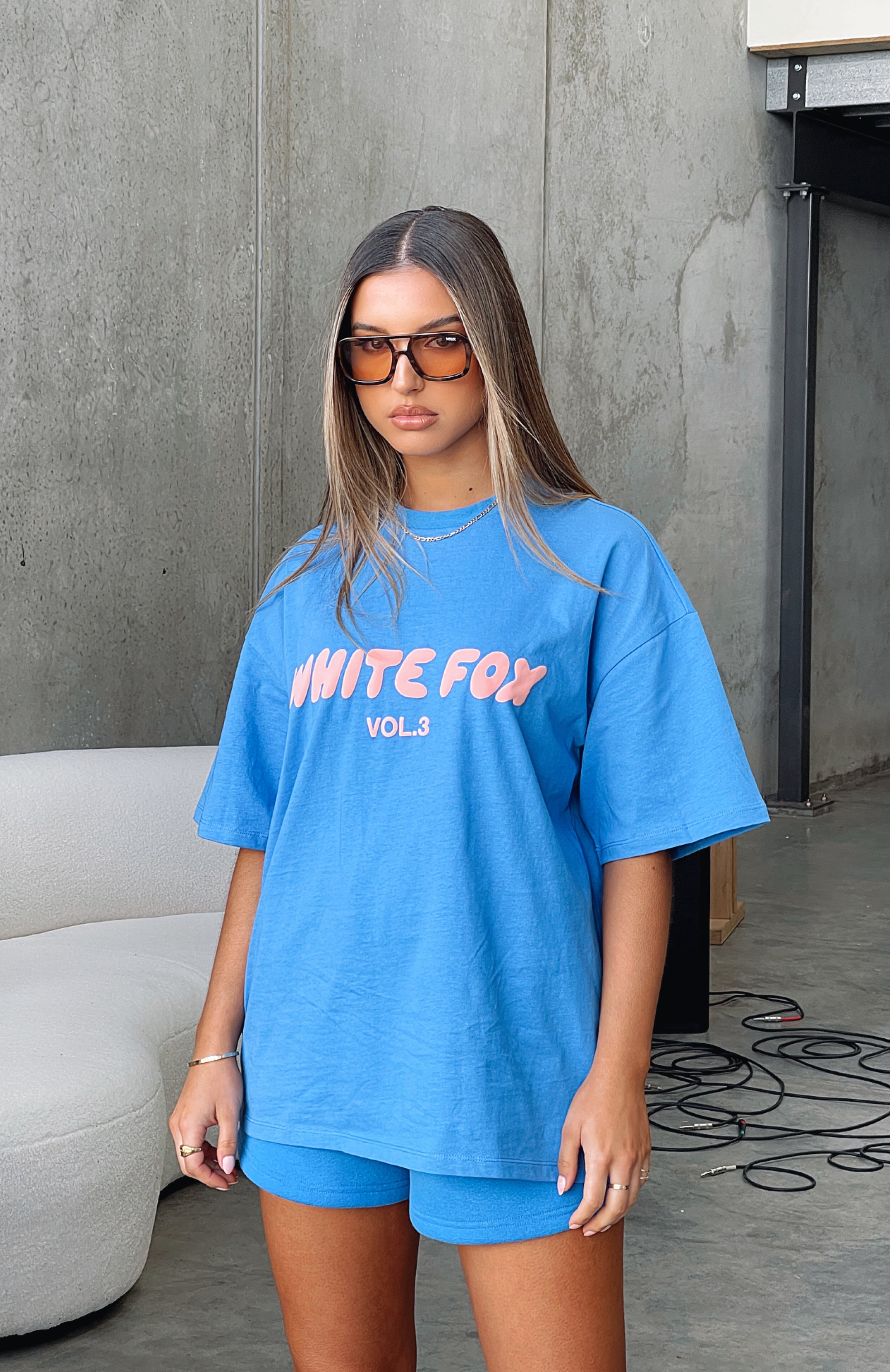 Offstage Oversized Tee AzureL/XL