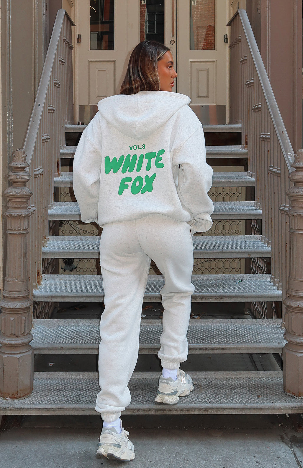 Offstage Zip Front Hoodie Glacier GreyXS/S