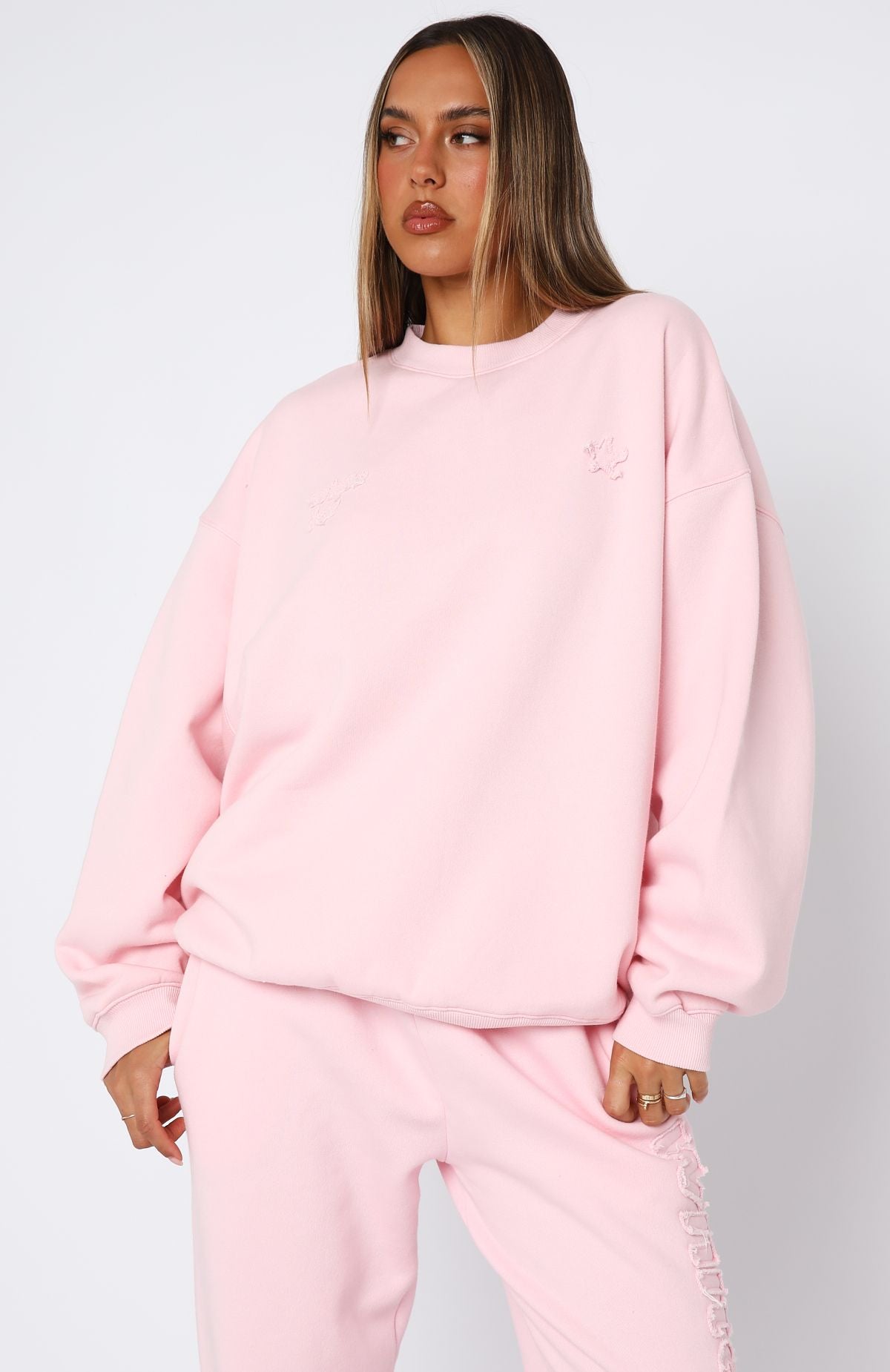 From The Archives Lexi Oversized Sweater PinkXXS/XS