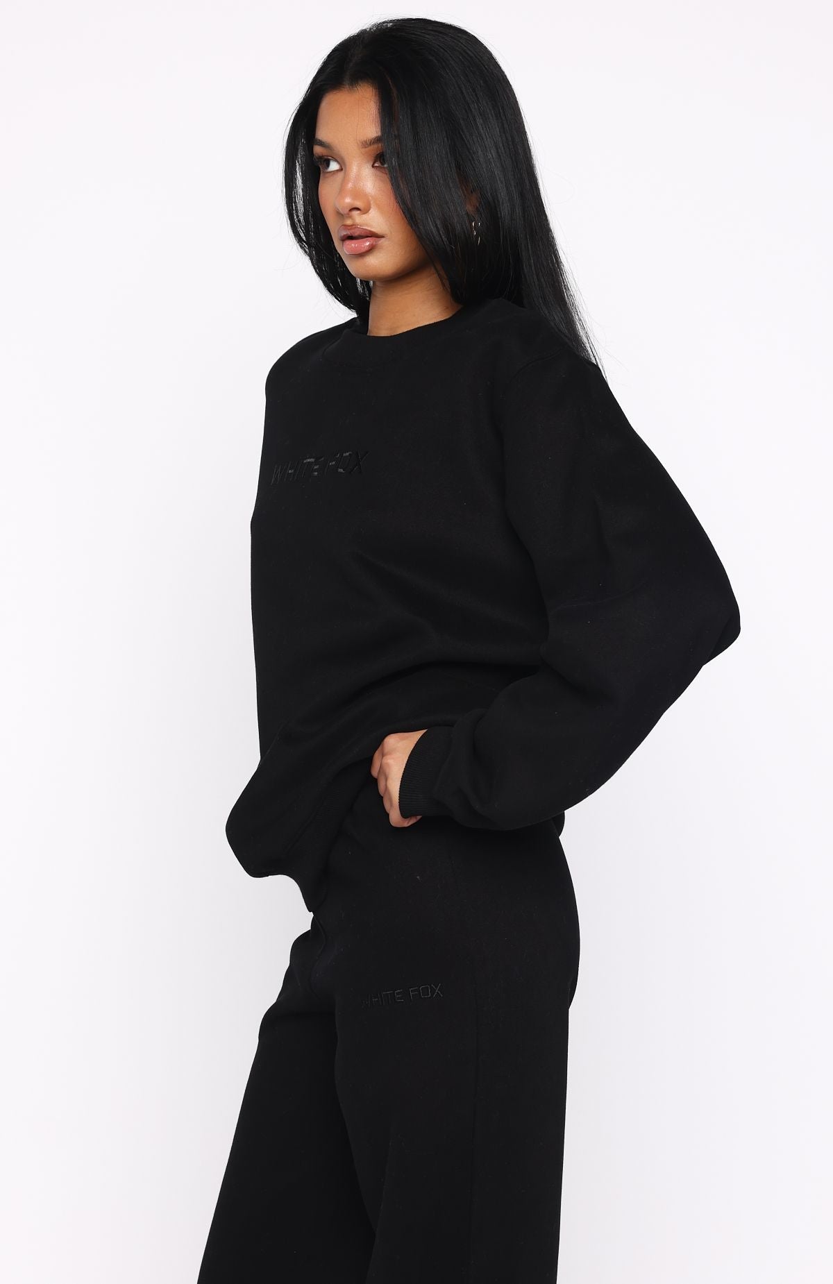 Stay Lifted Oversized Sweater BlackS/M
