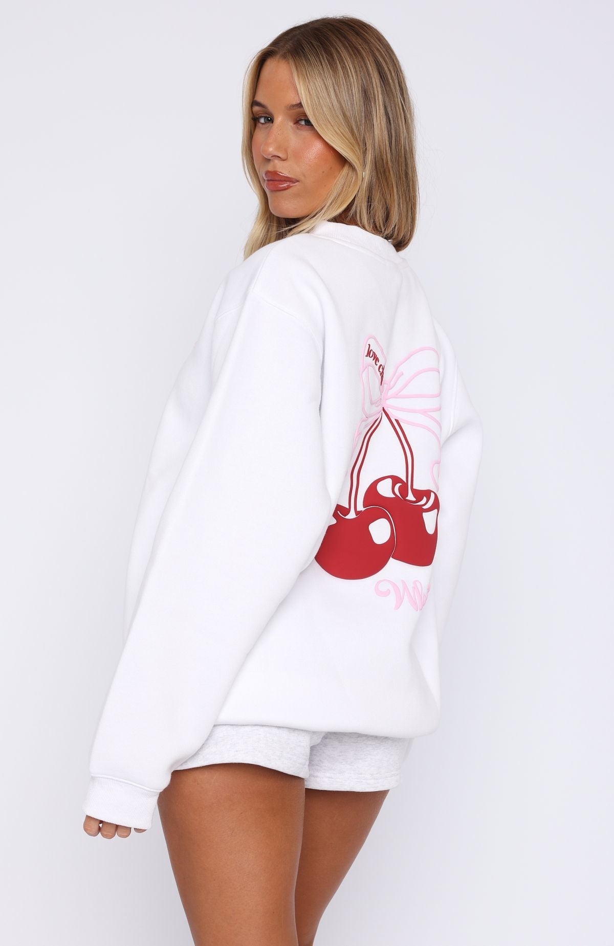 Fell So Hard Oversized Sweater WhiteS/M