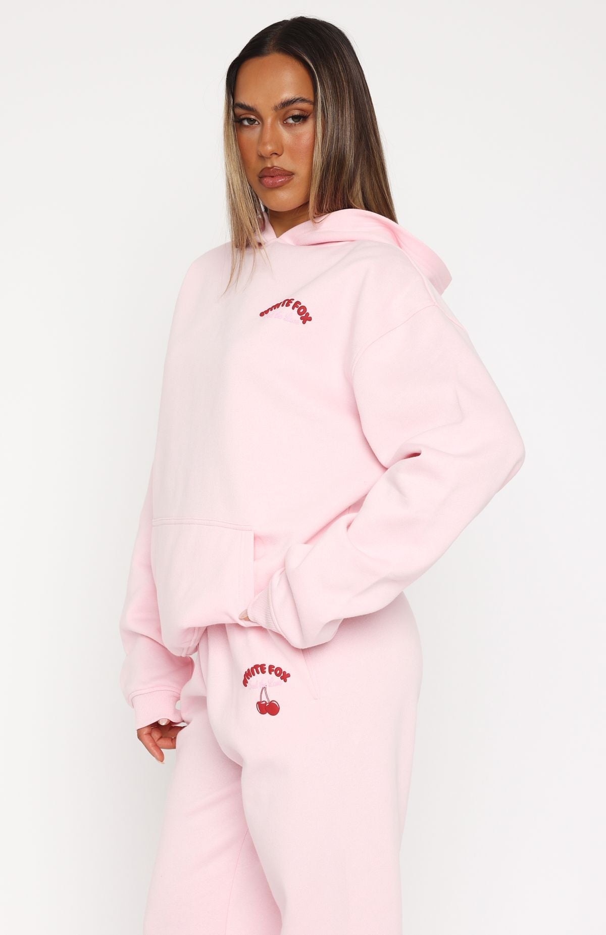Love Me Tender Oversized Hoodie PinkXS/S