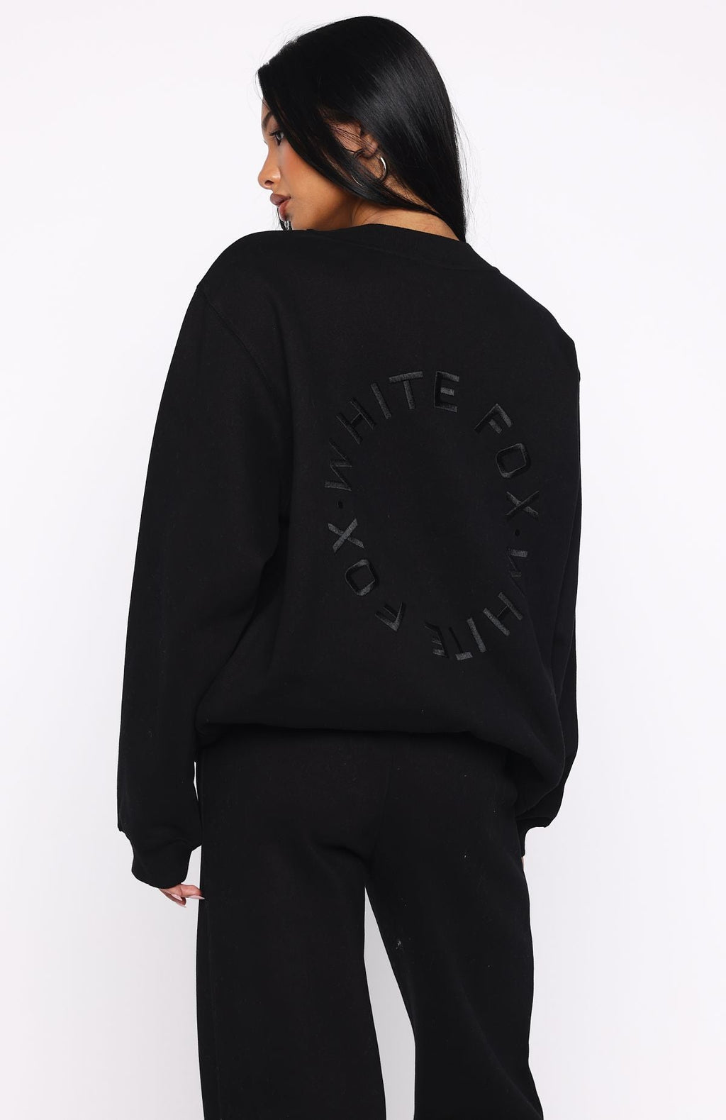 Stay Lifted Oversized Sweater BlackM/L