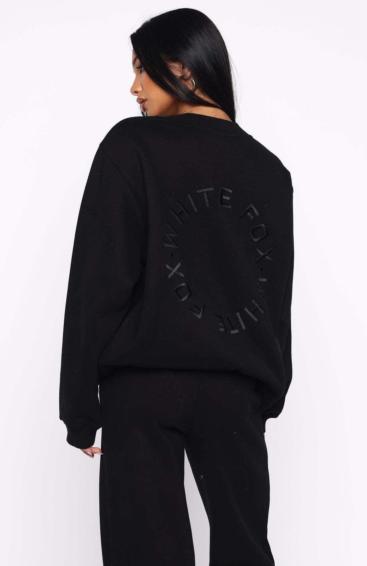 Stay Lifted Oversized Sweater BlackM/L