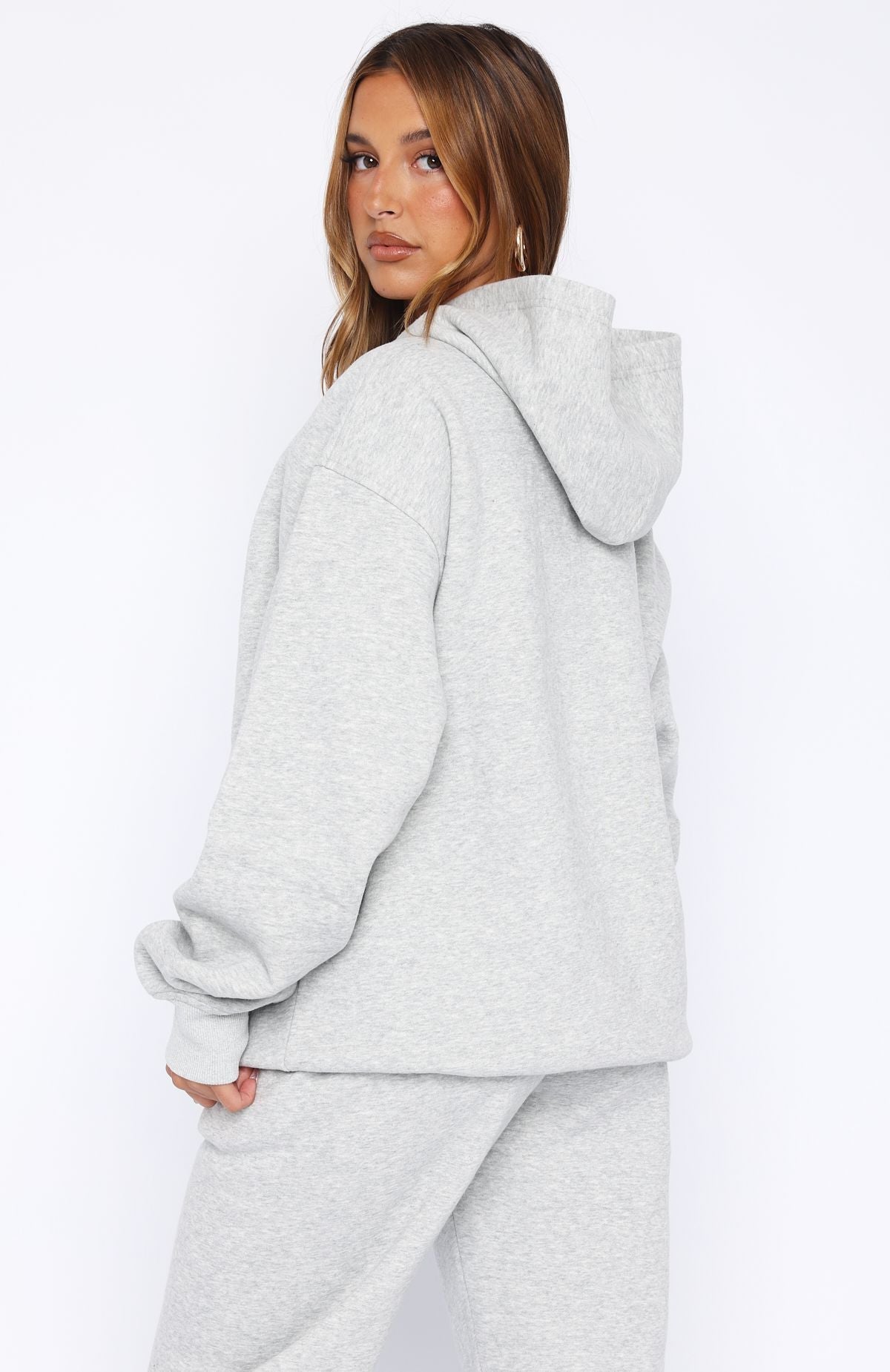 Core Classic Oversized Hoodie Dark Grey MarleL/XL