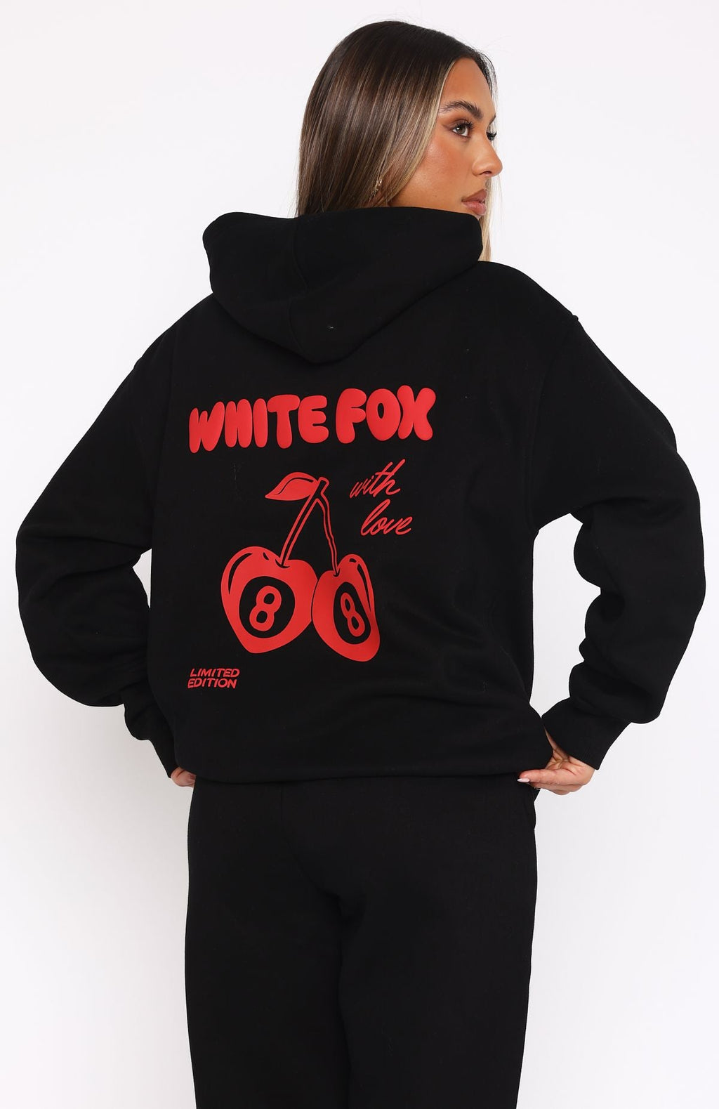 With Love In The Moment Oversized Hoodie BlackS/M