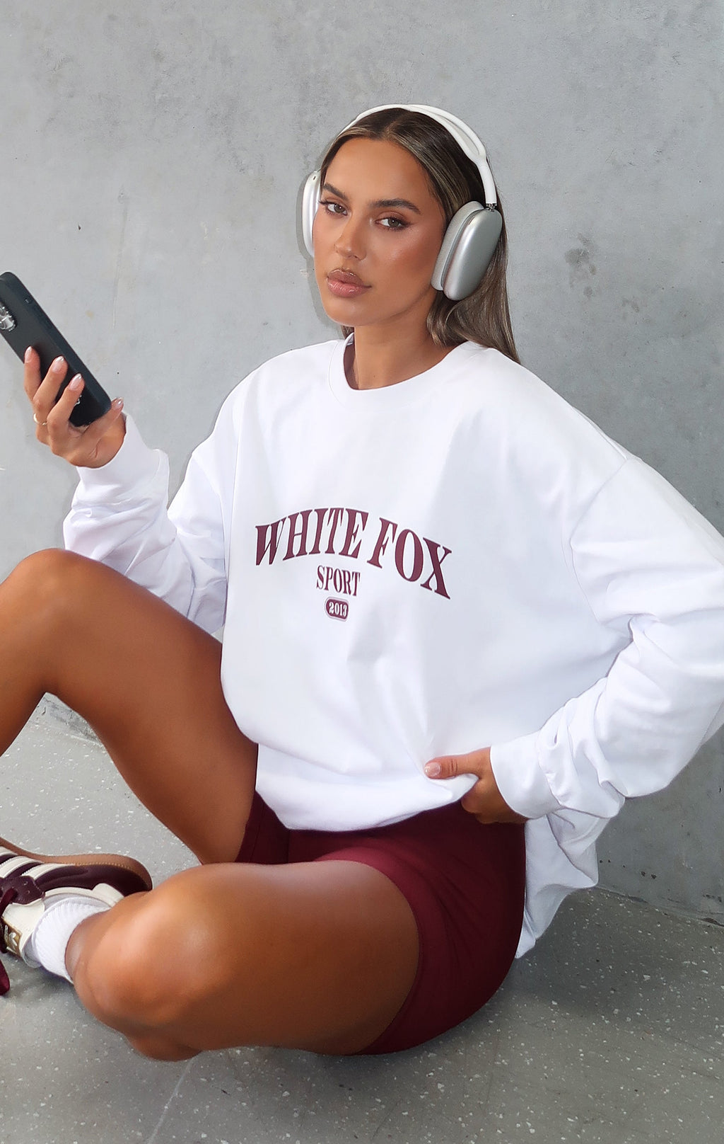 Stand With You Long Sleeve Oversized Tee WhiteL/XL