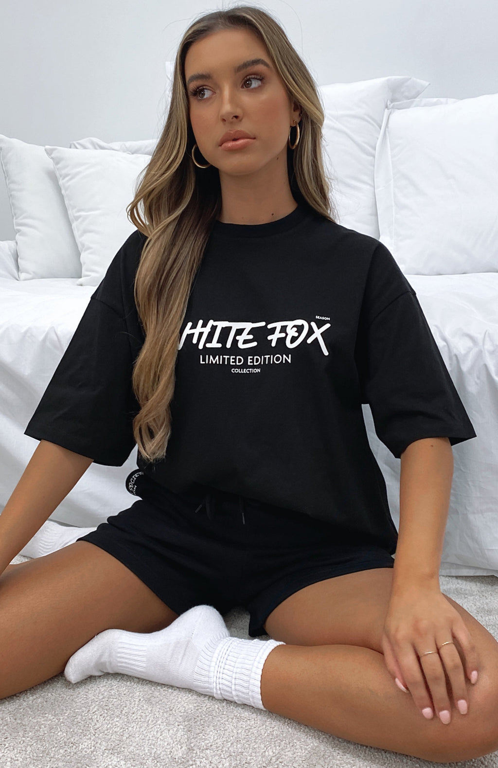 Step Back Oversized Tee BlackXXS/XS