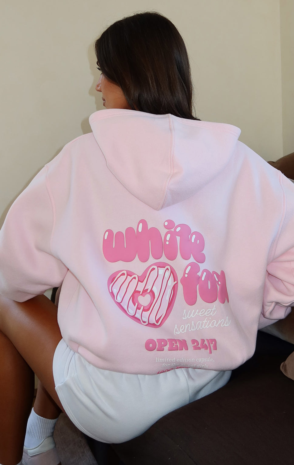 Sweet Sensations Oversized Hoodie PinkM/L