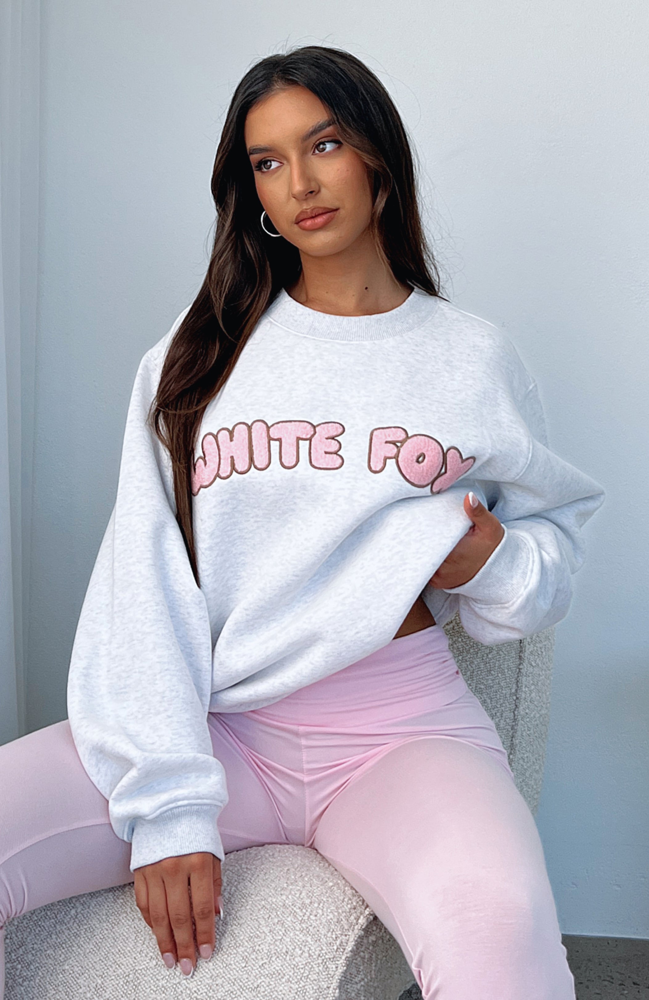 Sweet Treat Oversized Sweater Grey MarleL/XL