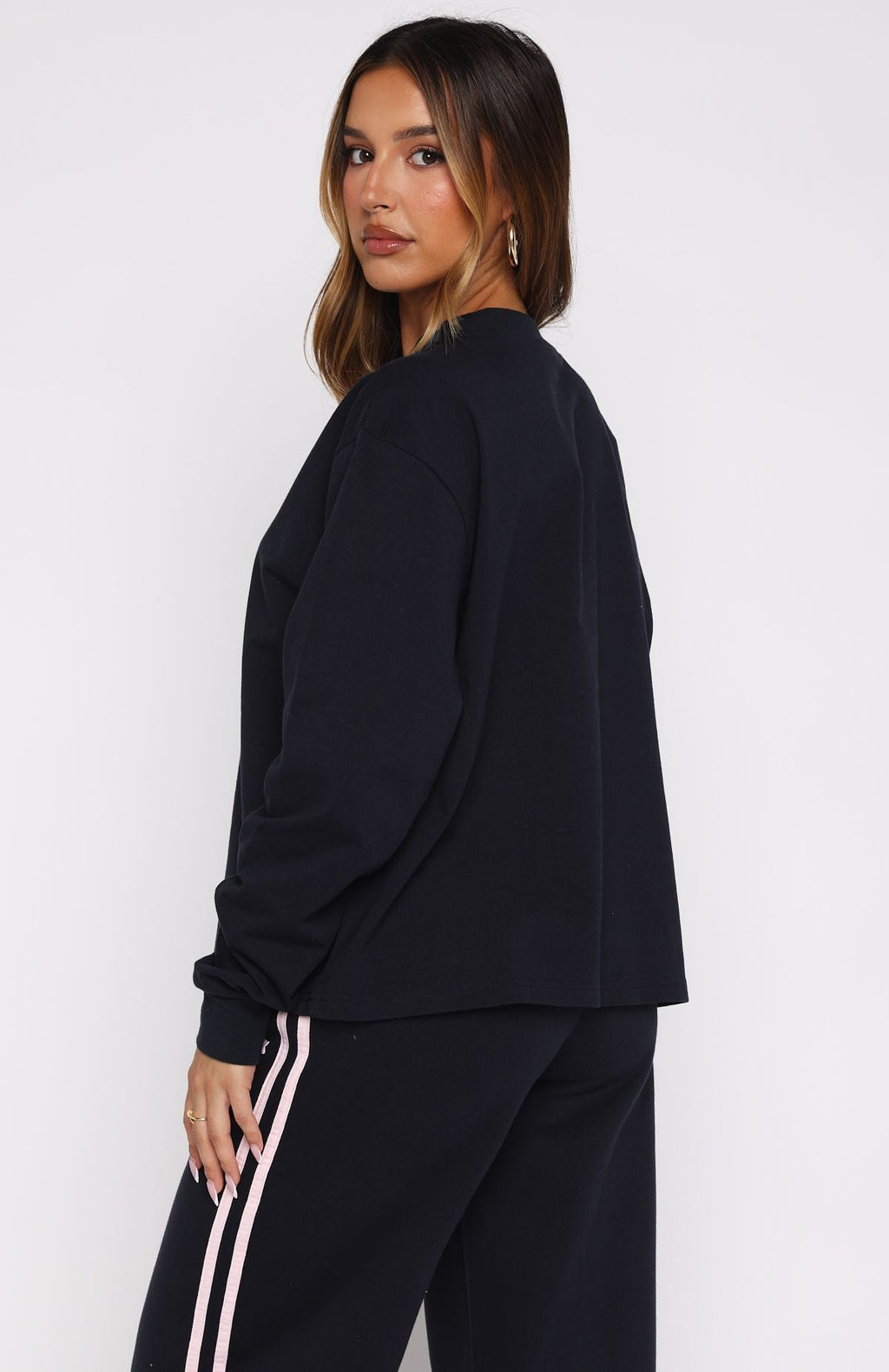Lucky Thirteen Charise Long Sleeve Tee NavyS/M