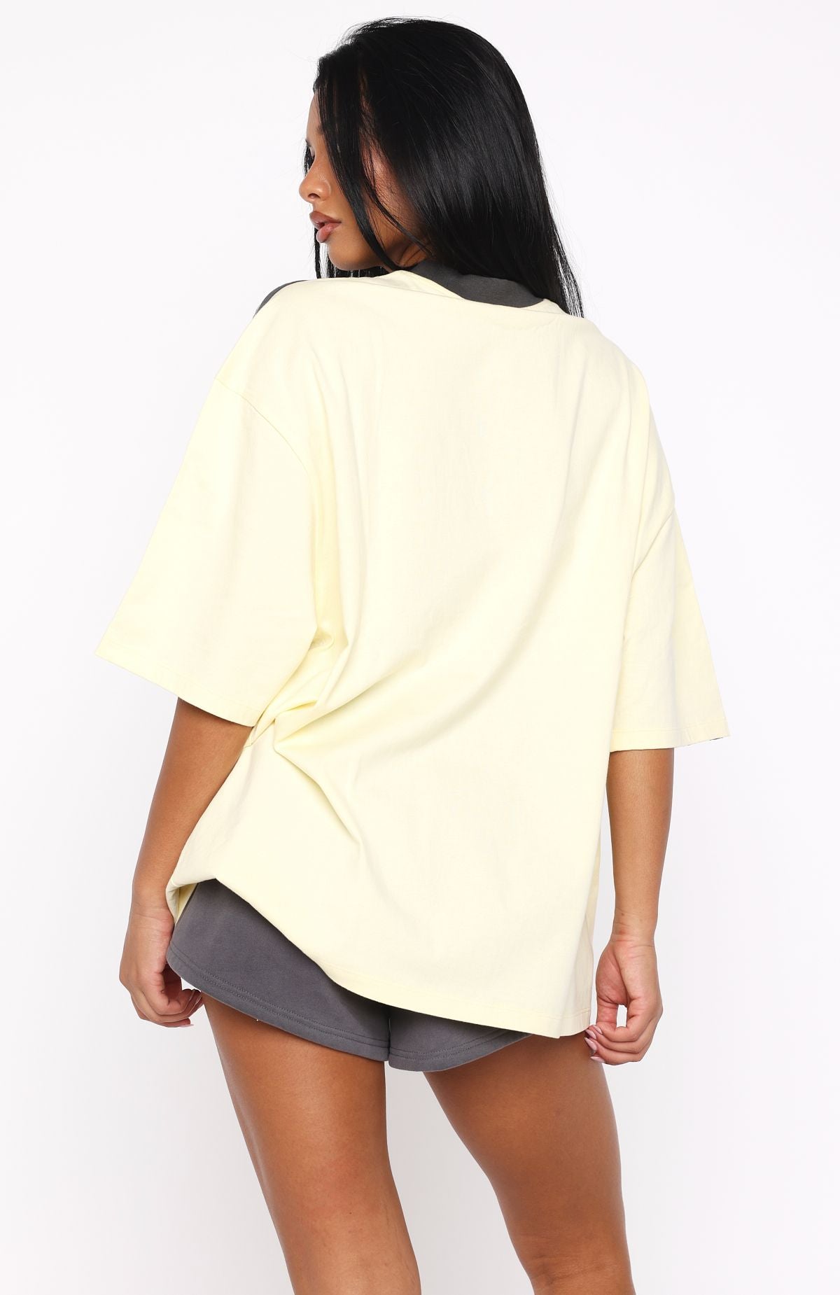 Deep Waters Oversized Tee LemonS/M