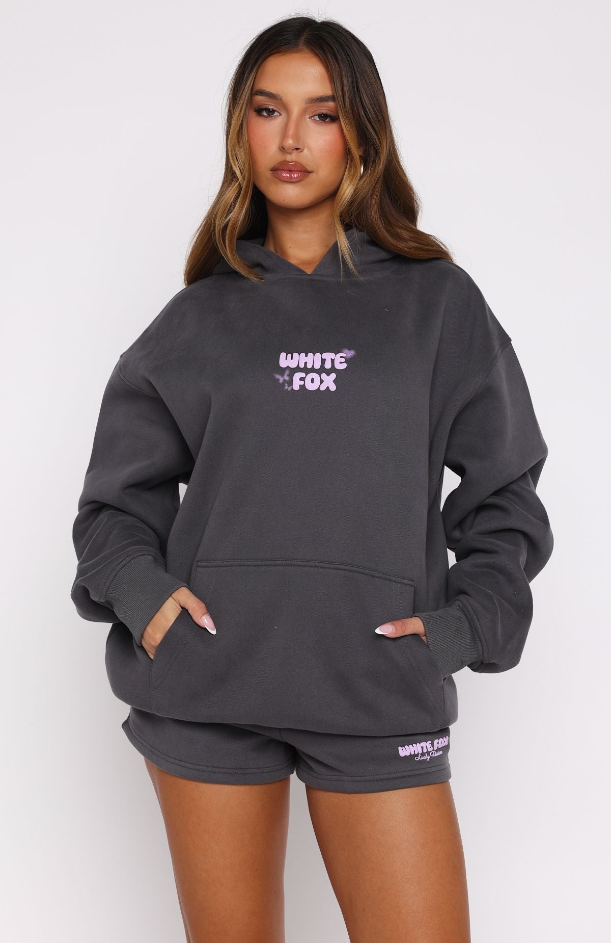 Lucky Thirteen Stephanie Oversized Hoodie VolcanicXS/S