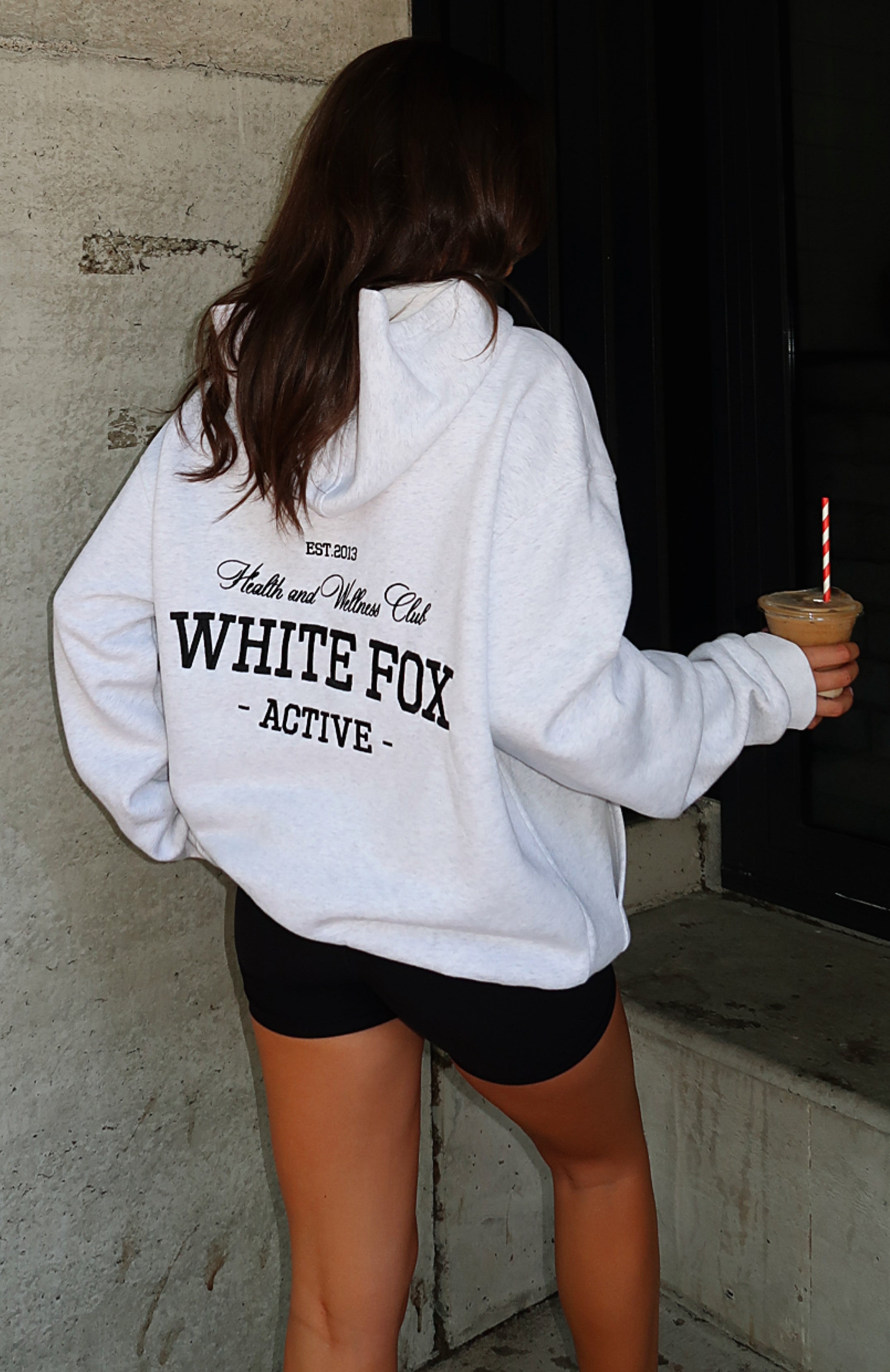 Taking Sides Oversized Hoodie Grey MarleXS/S