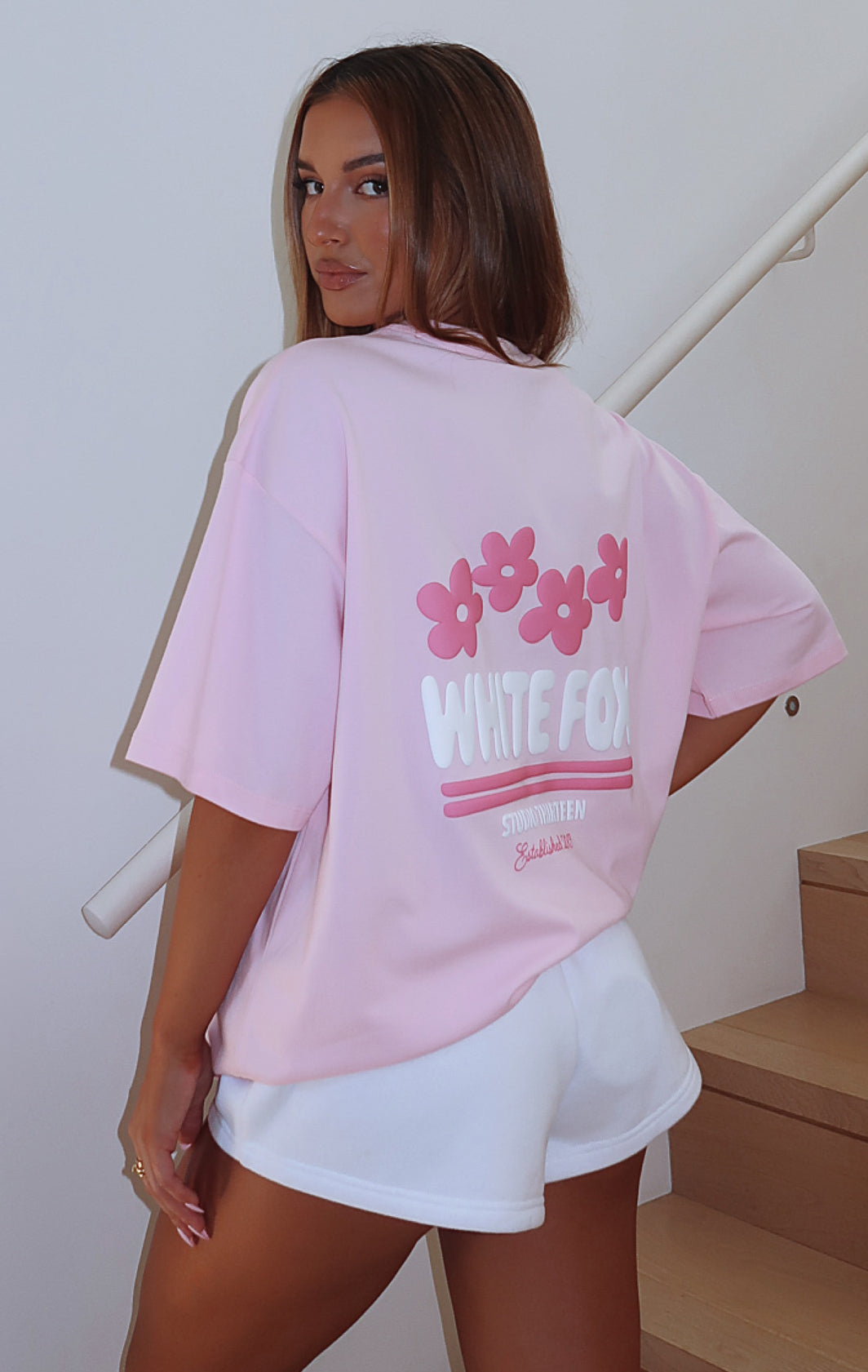 Tropic Time Oversized Tee PinkL/XL