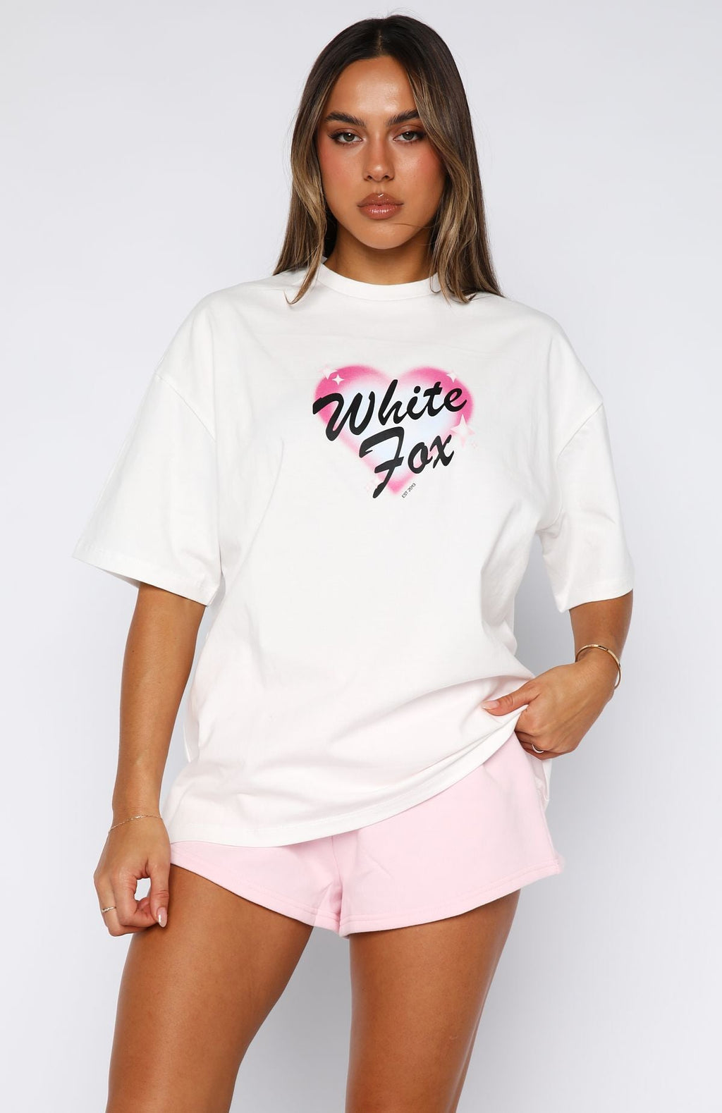 Permanent Love Oversized Tee WhiteL/XL